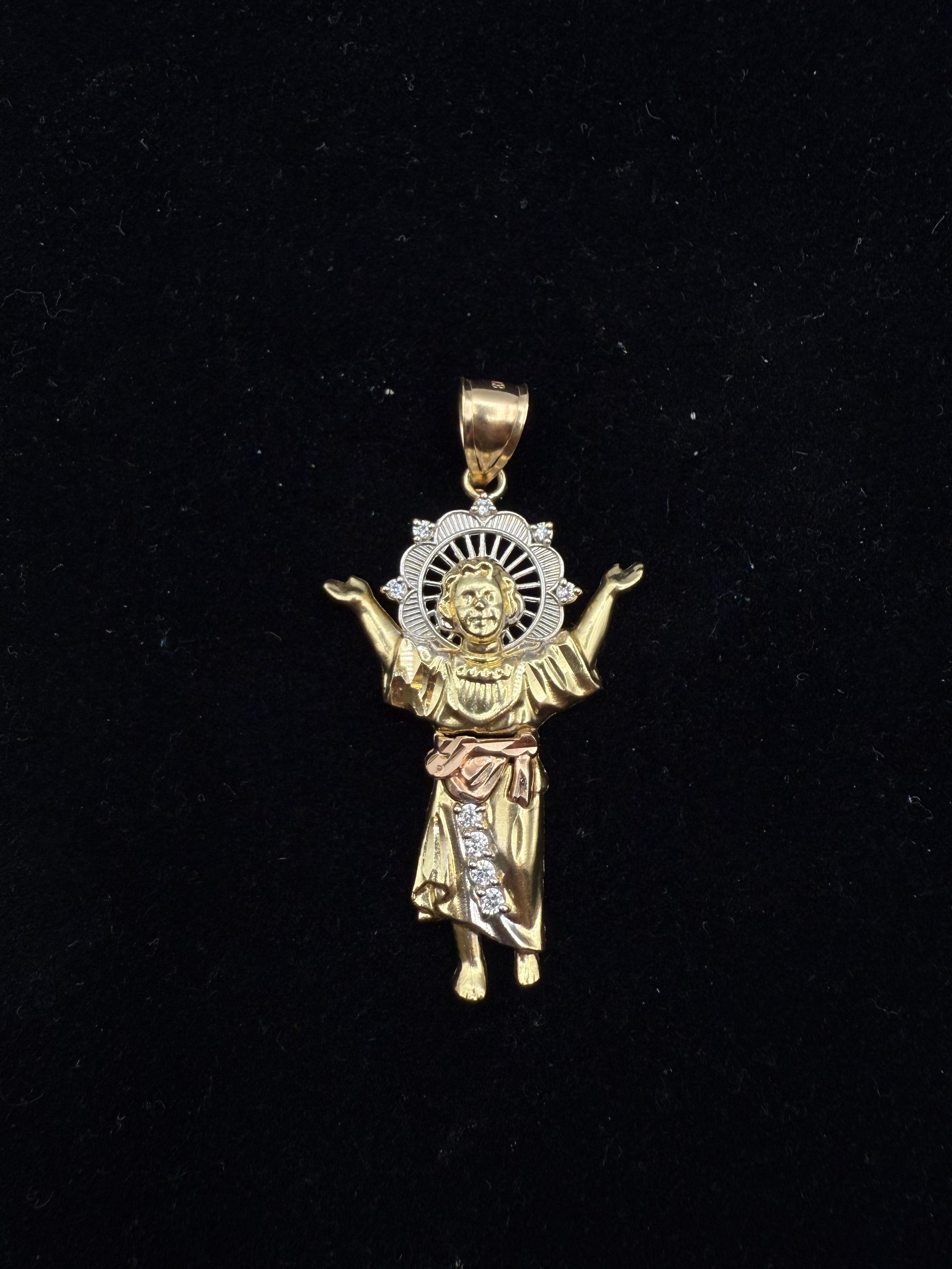 14k Medalla Divino Nino