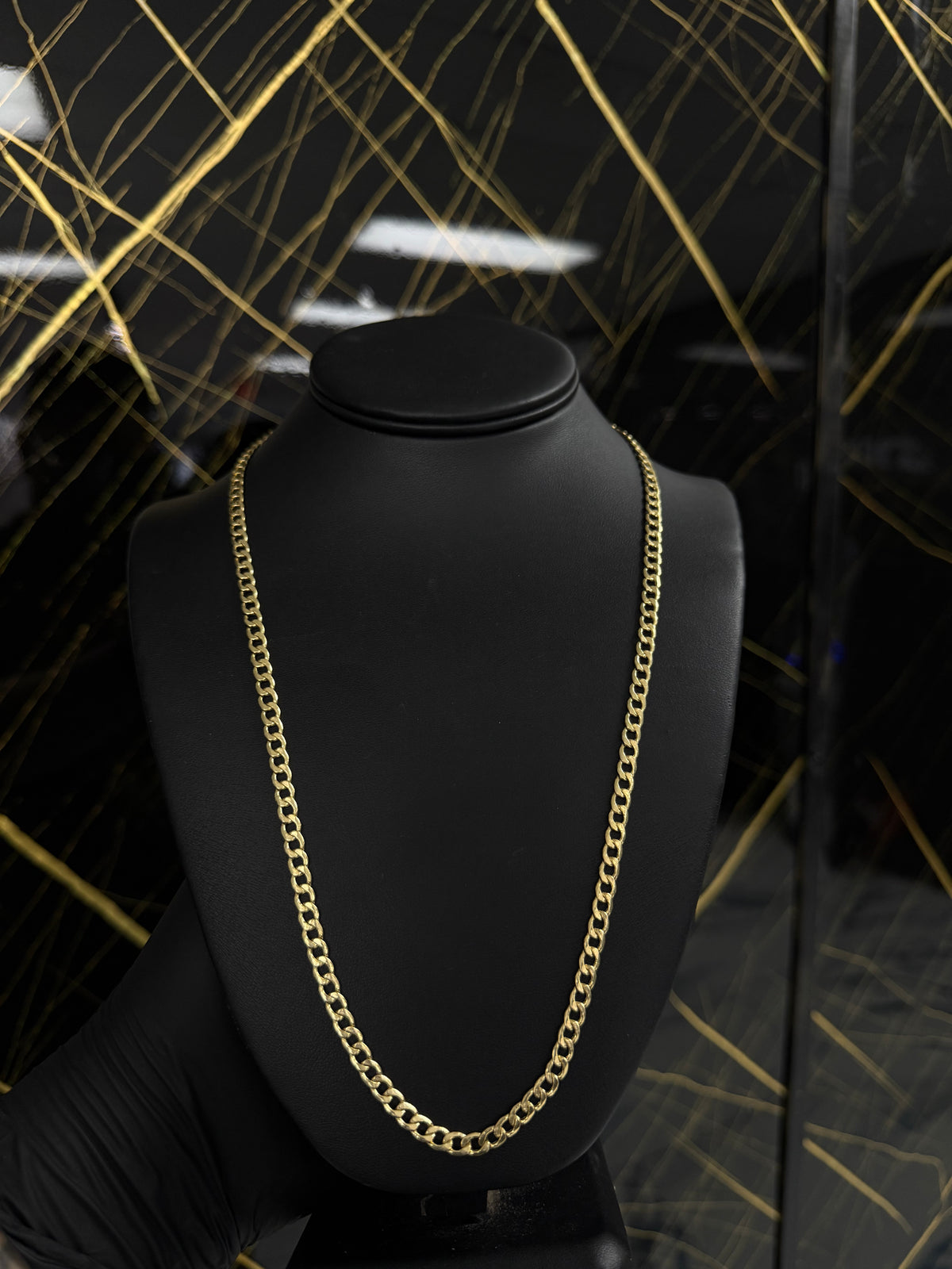 14k  Flat Cuban