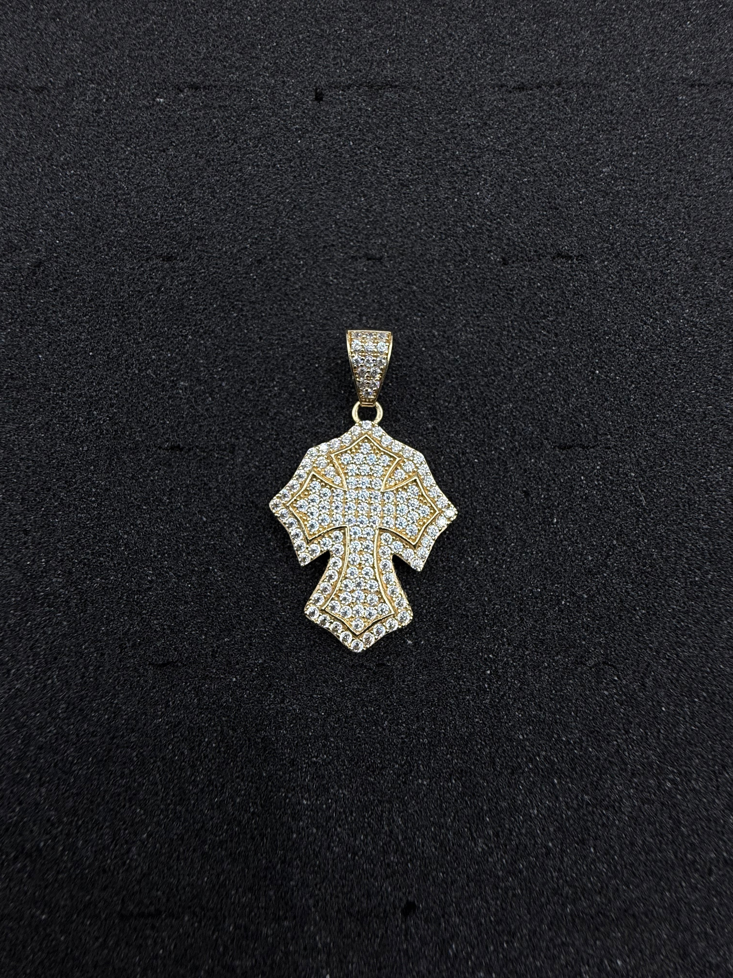 14K Medalla de Cruz