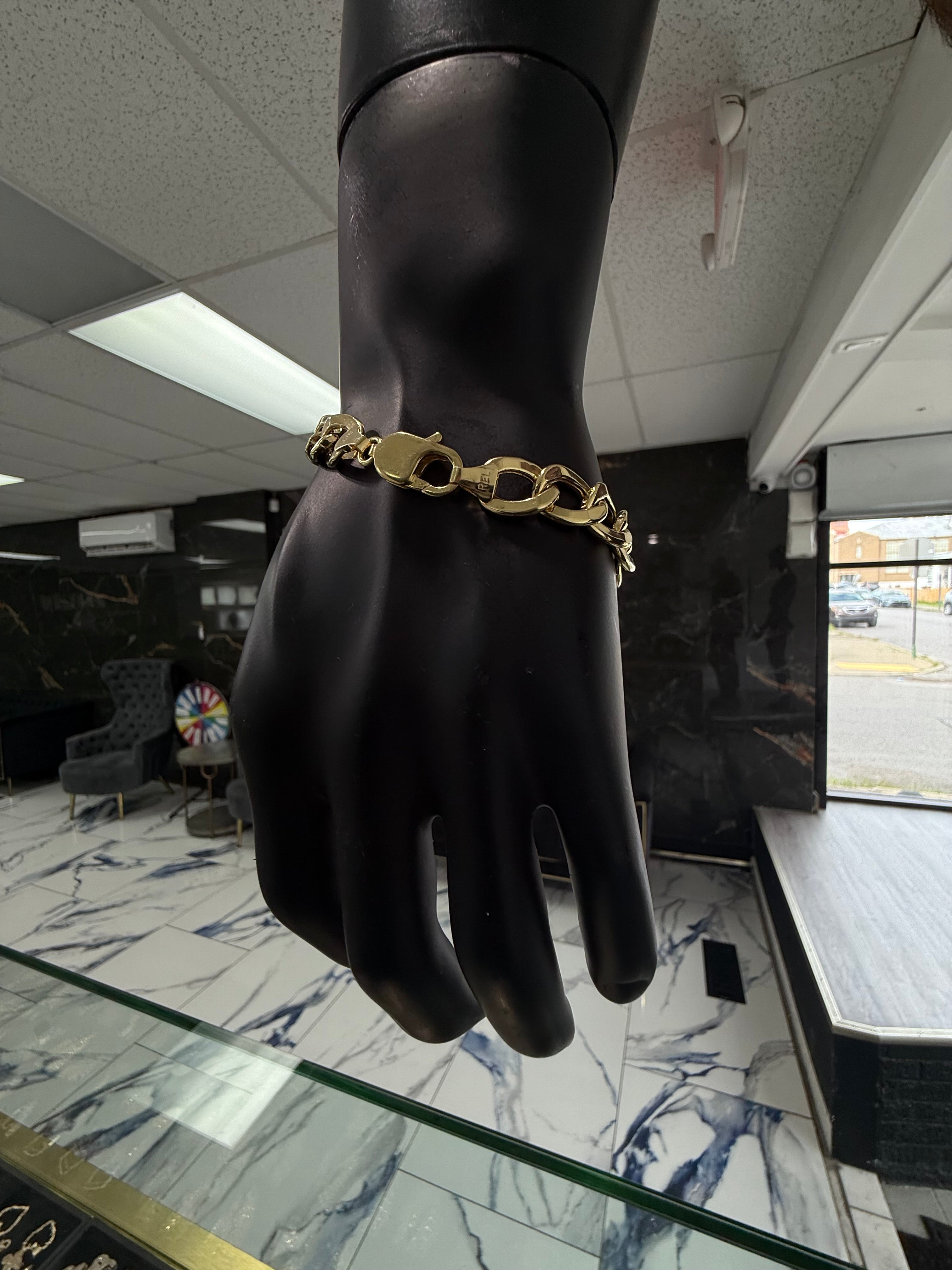 14k Solid Cuban Bracelet