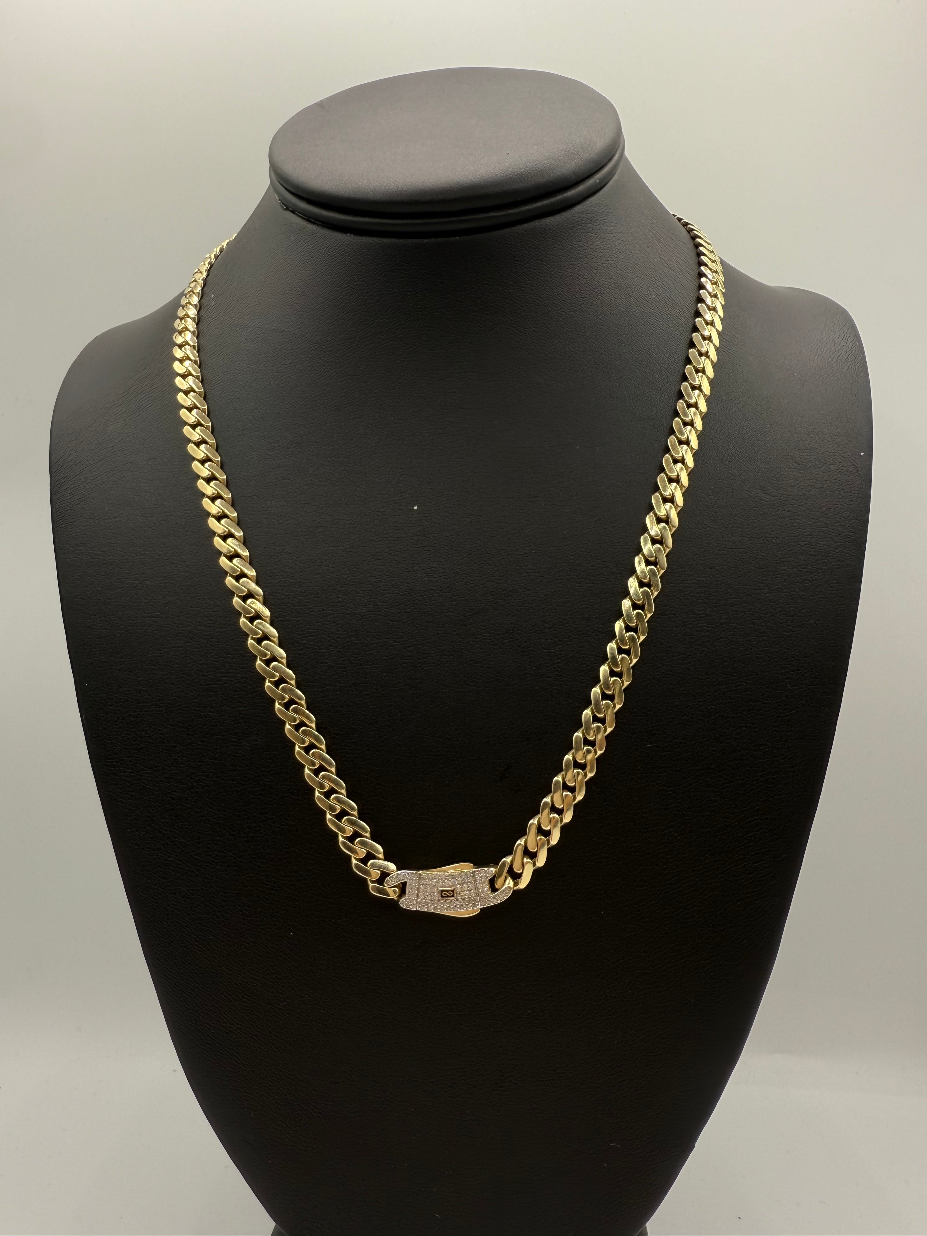 14k Monaco Chain