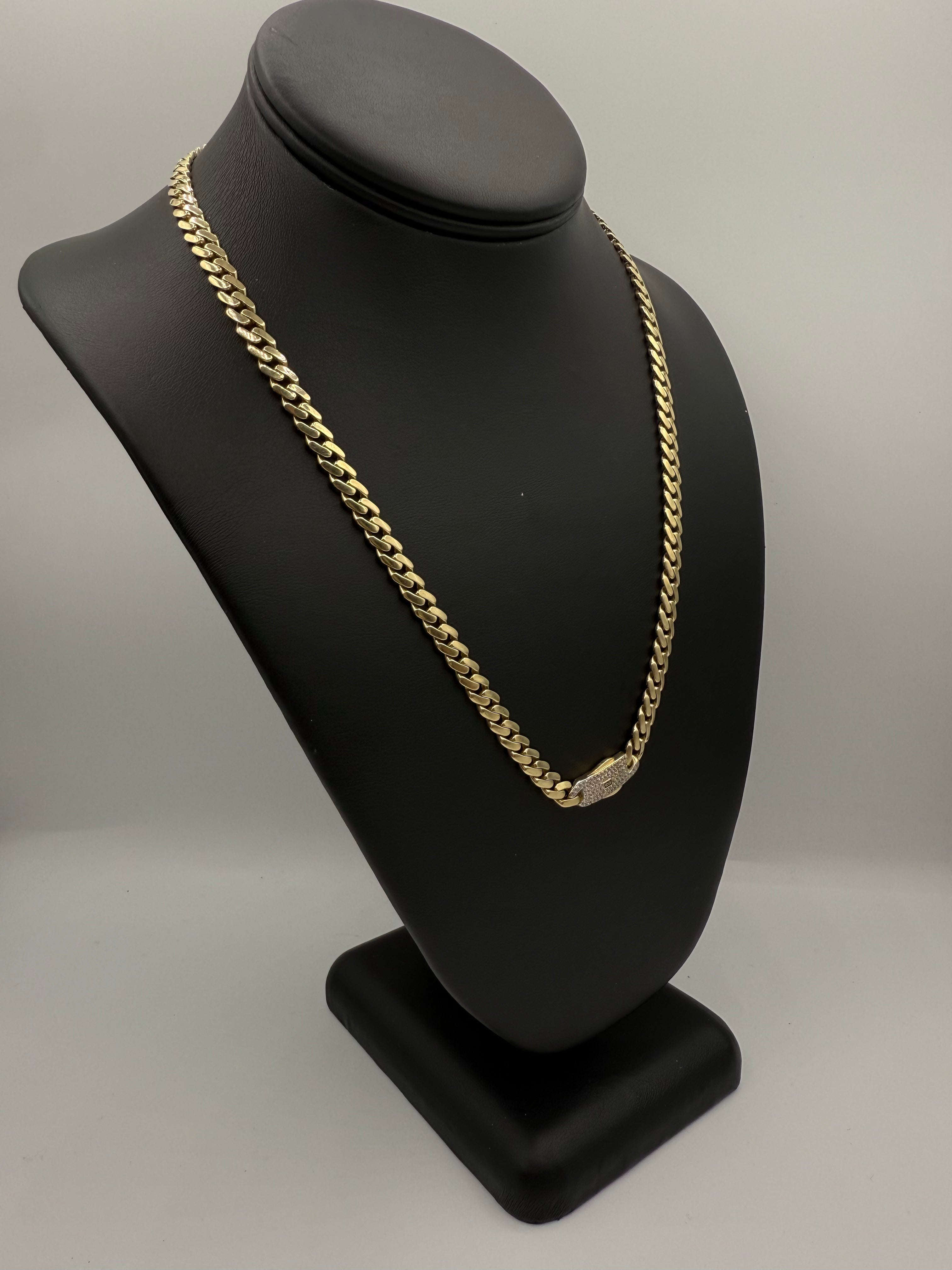 14k Monaco Chain