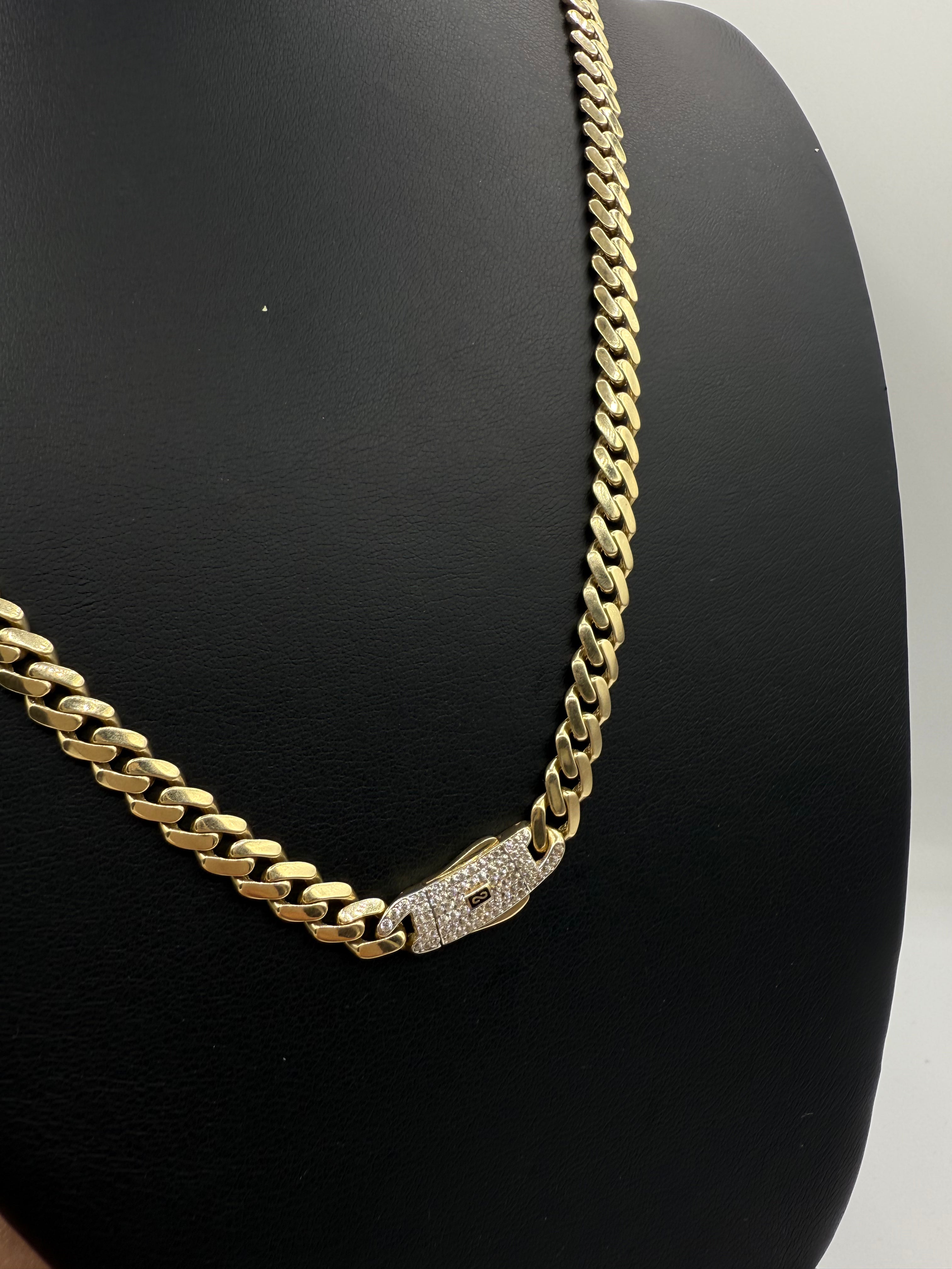 14k Monaco Chain