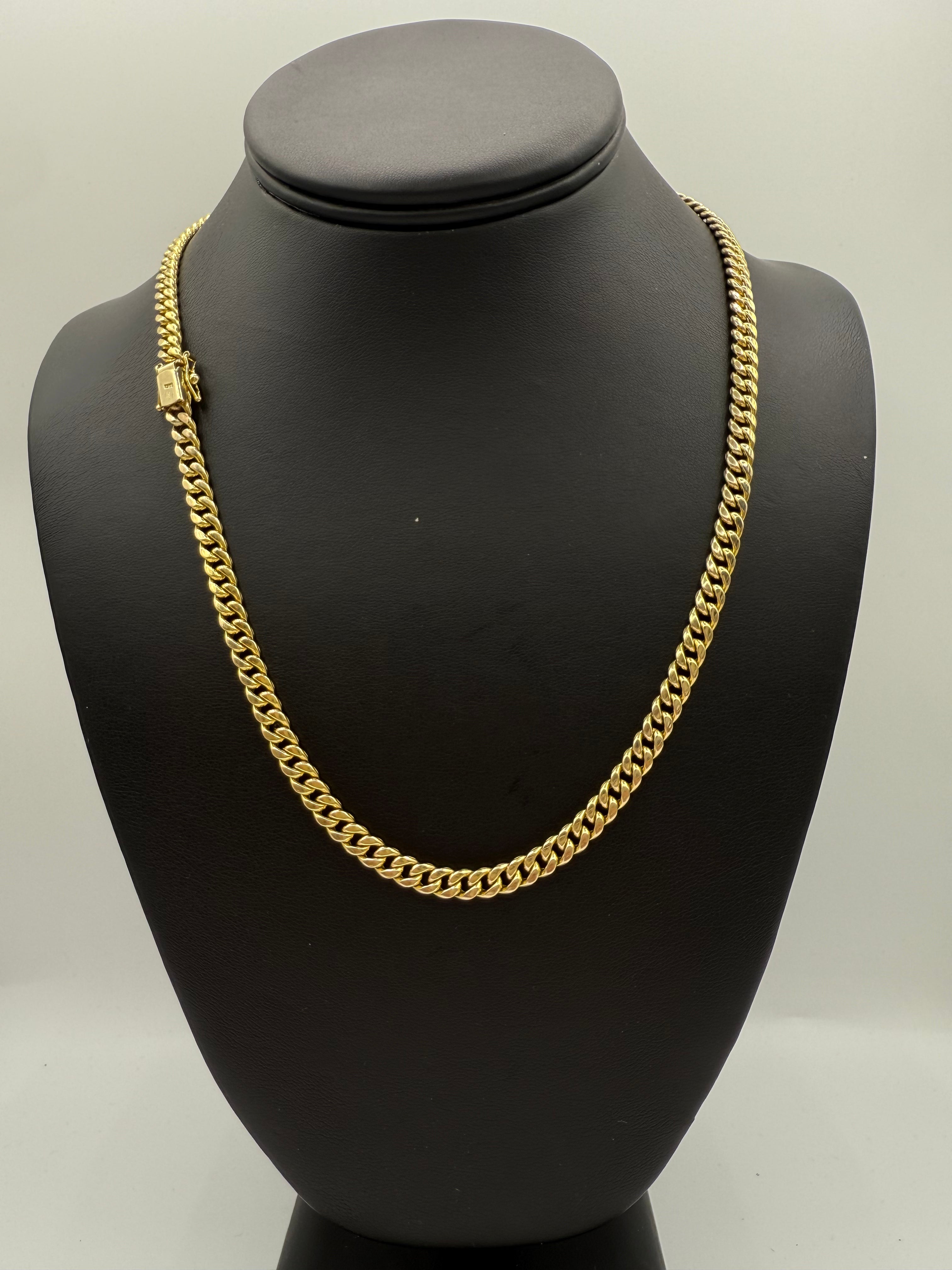 14k Miami Cuban Link