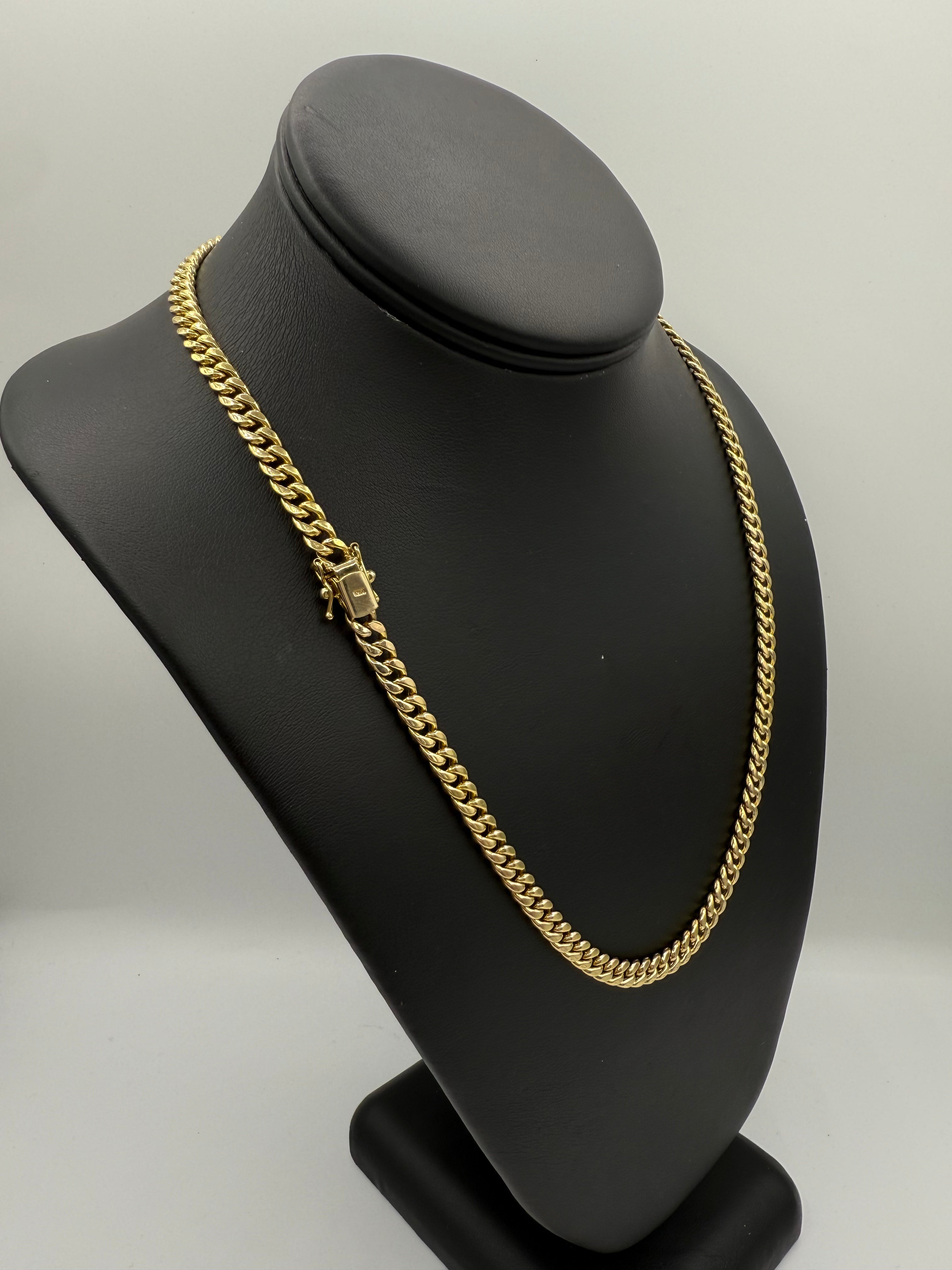 14k Miami Cuban Link