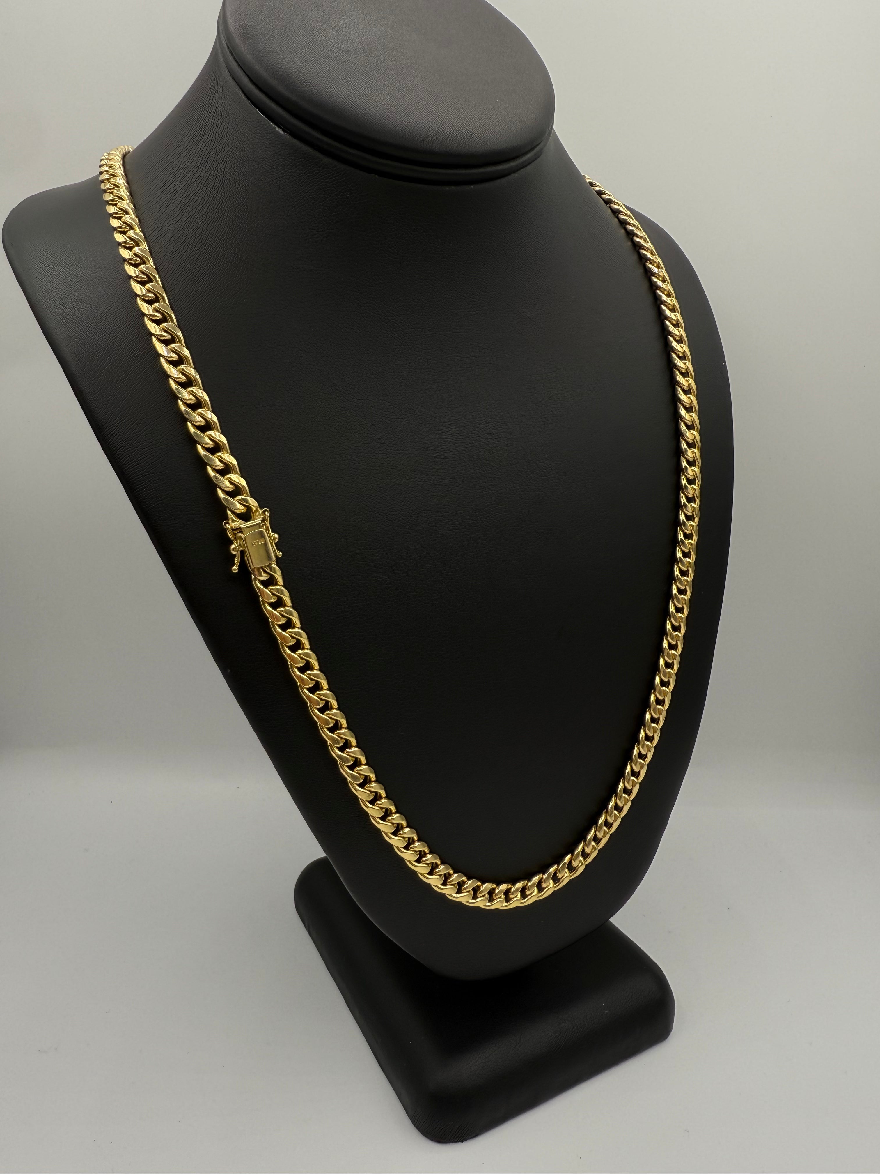 14k Miami Cuban Link