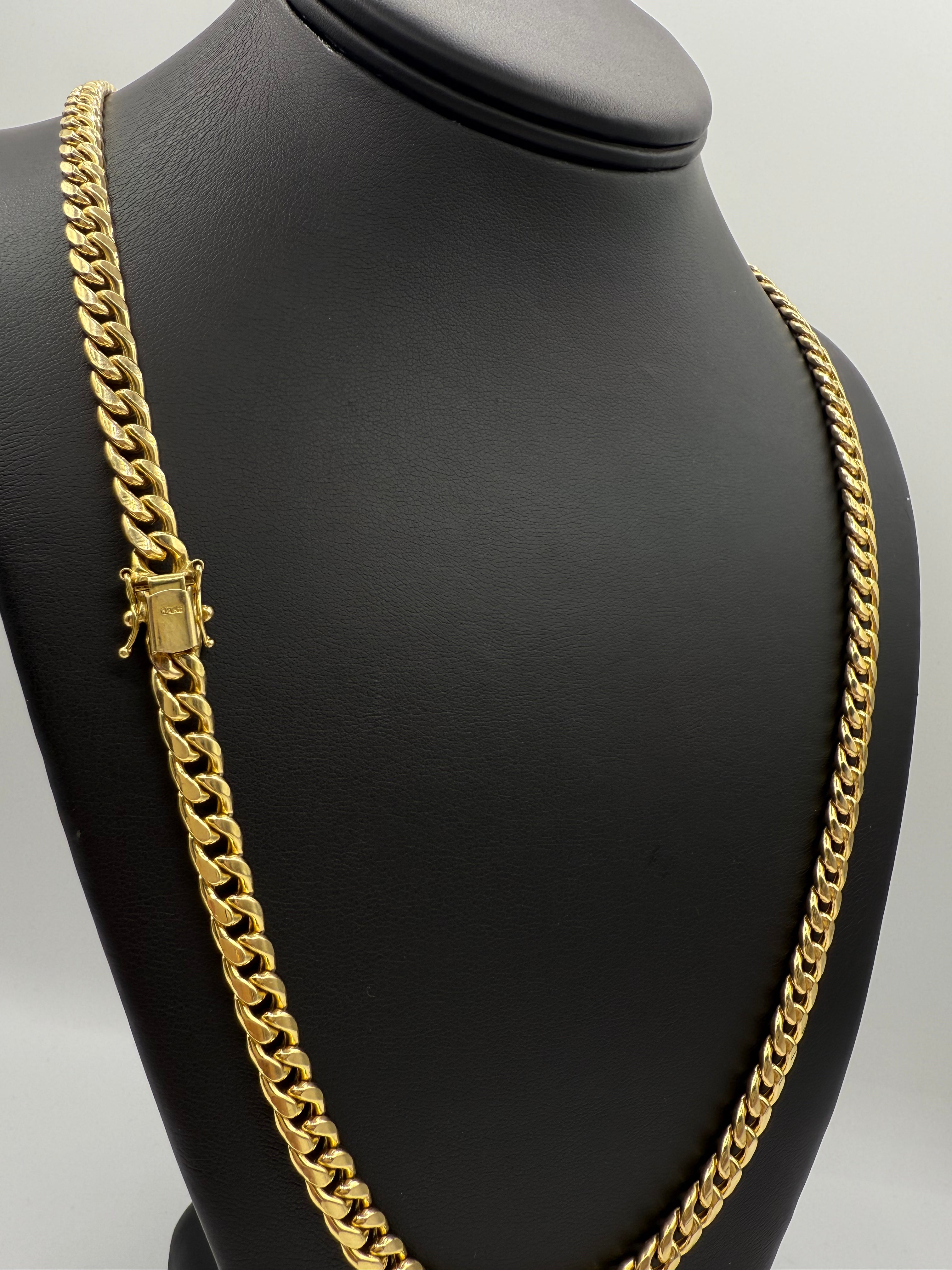 14k Miami Cuban Link