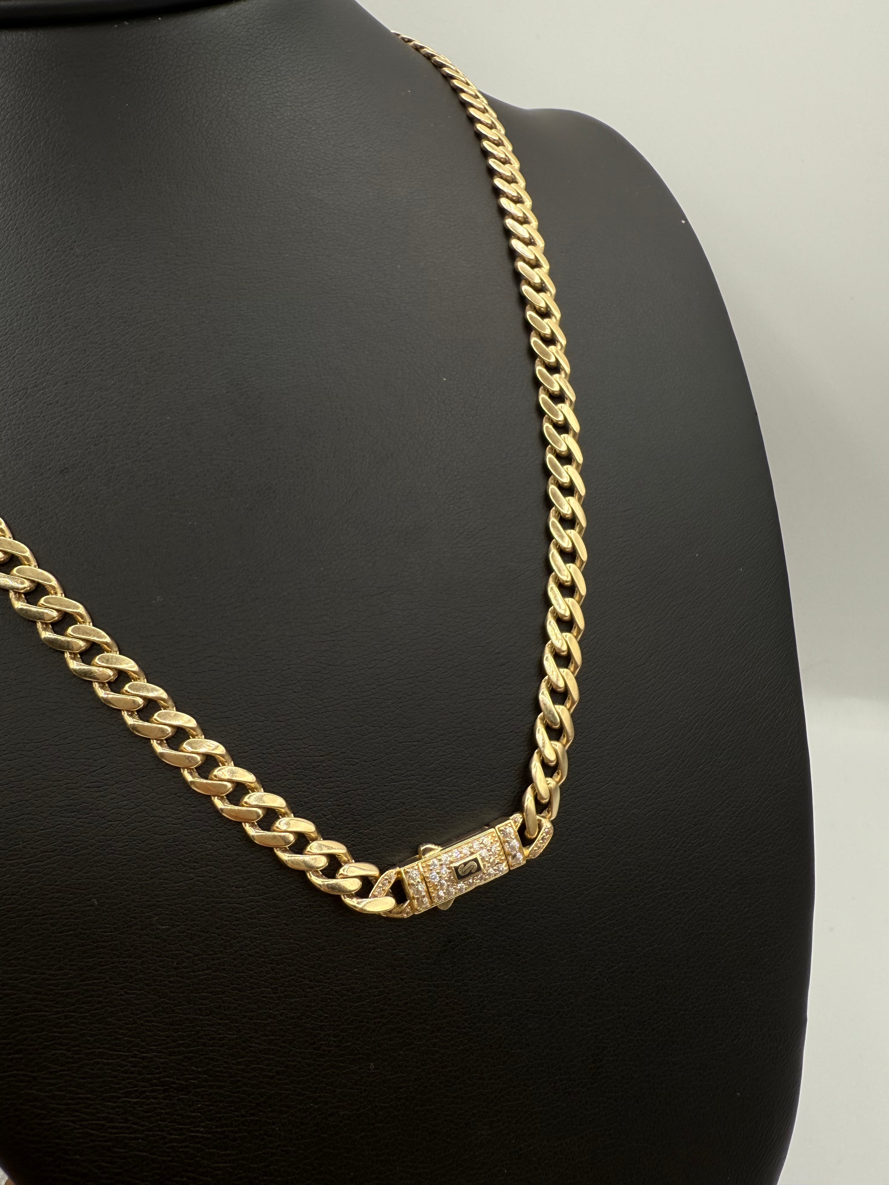 14k Monaco Chain