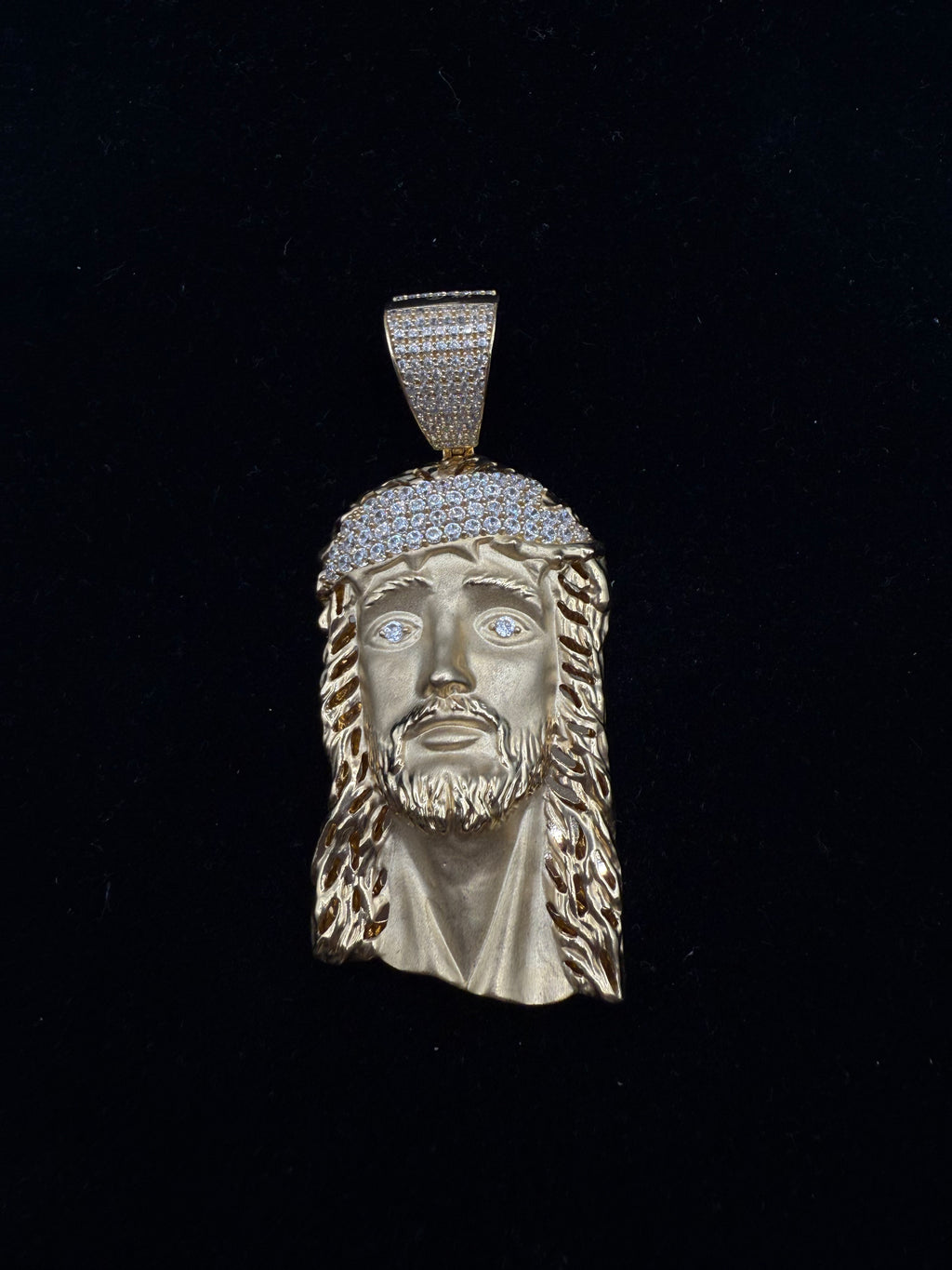 14k Jesus's Face Pendant