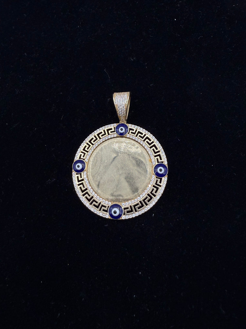 14k Evil Eye's Picture Pendant