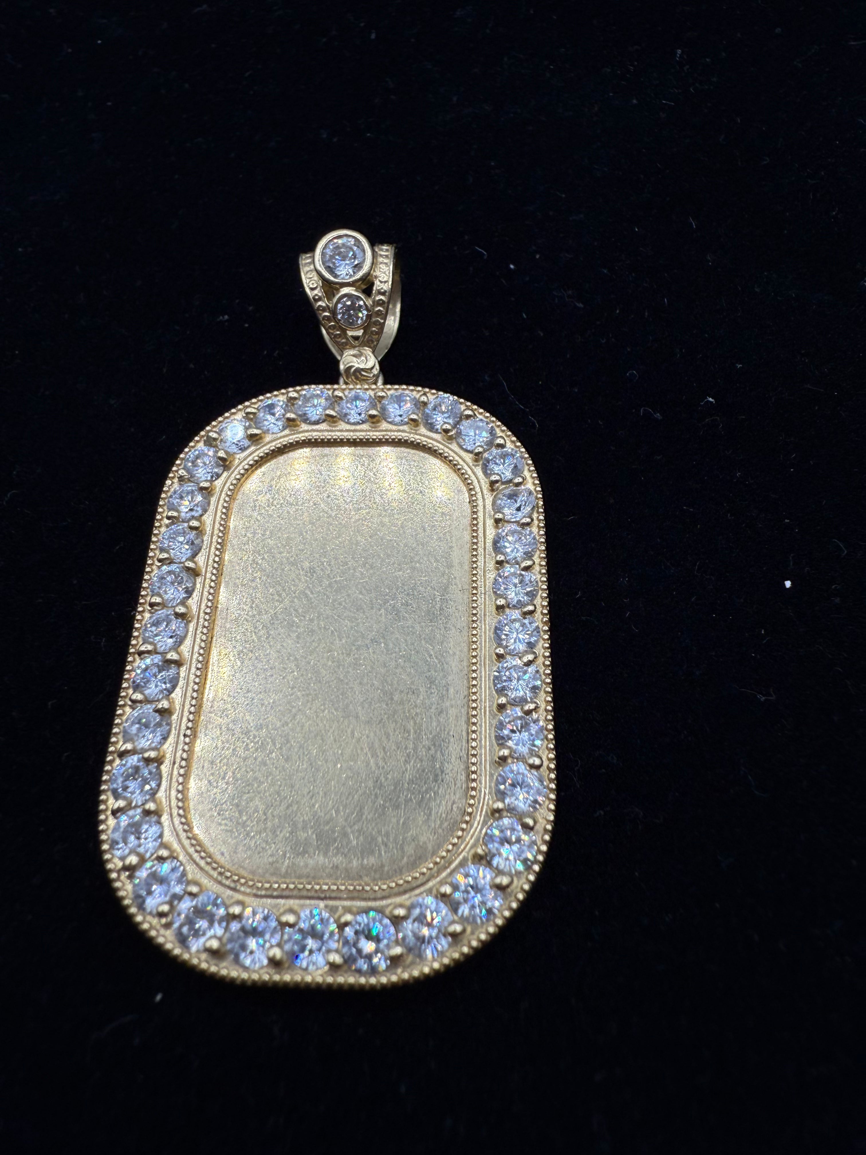 14k Picture Pendant