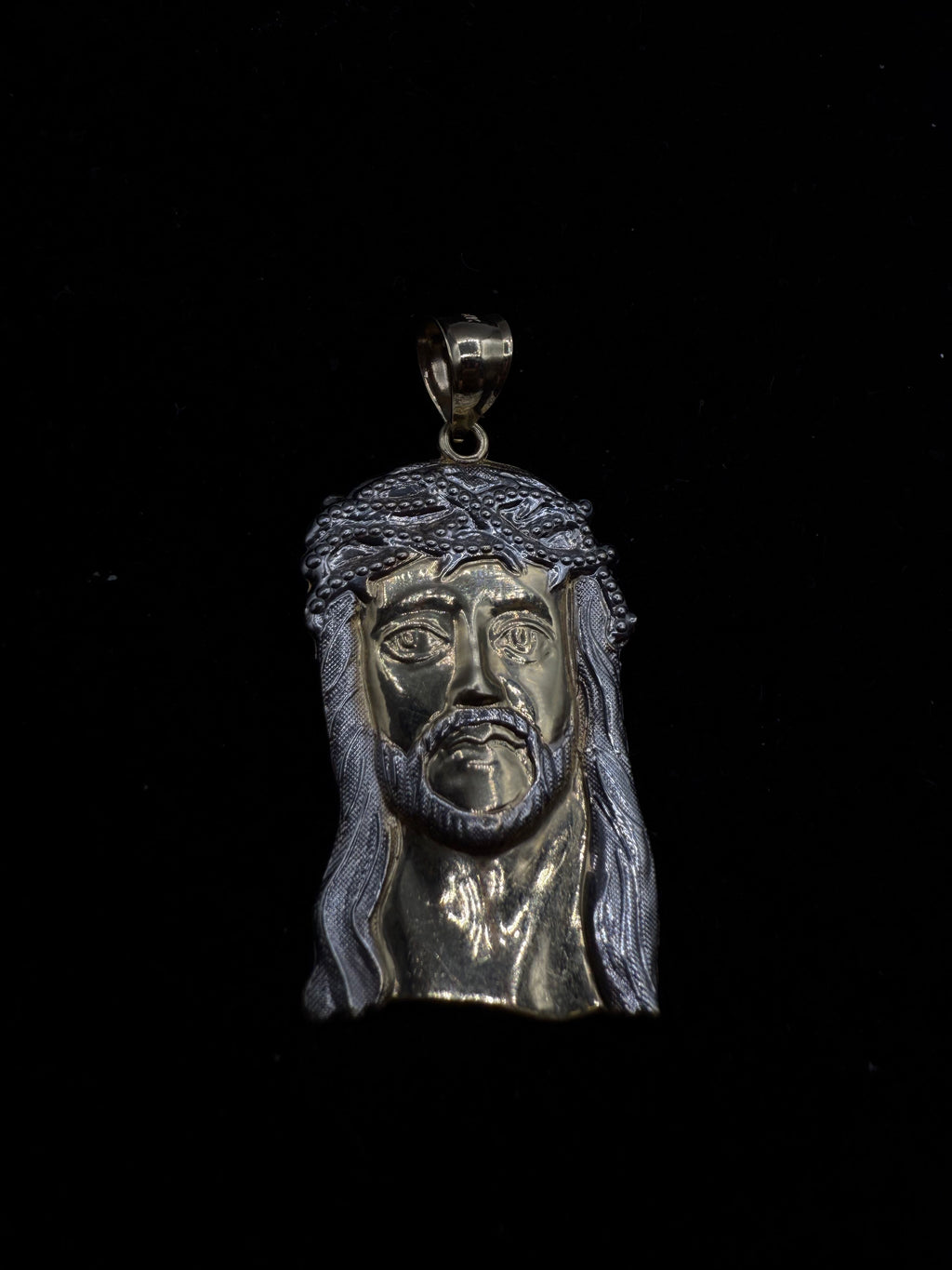 14k Jesus's Face Pendant