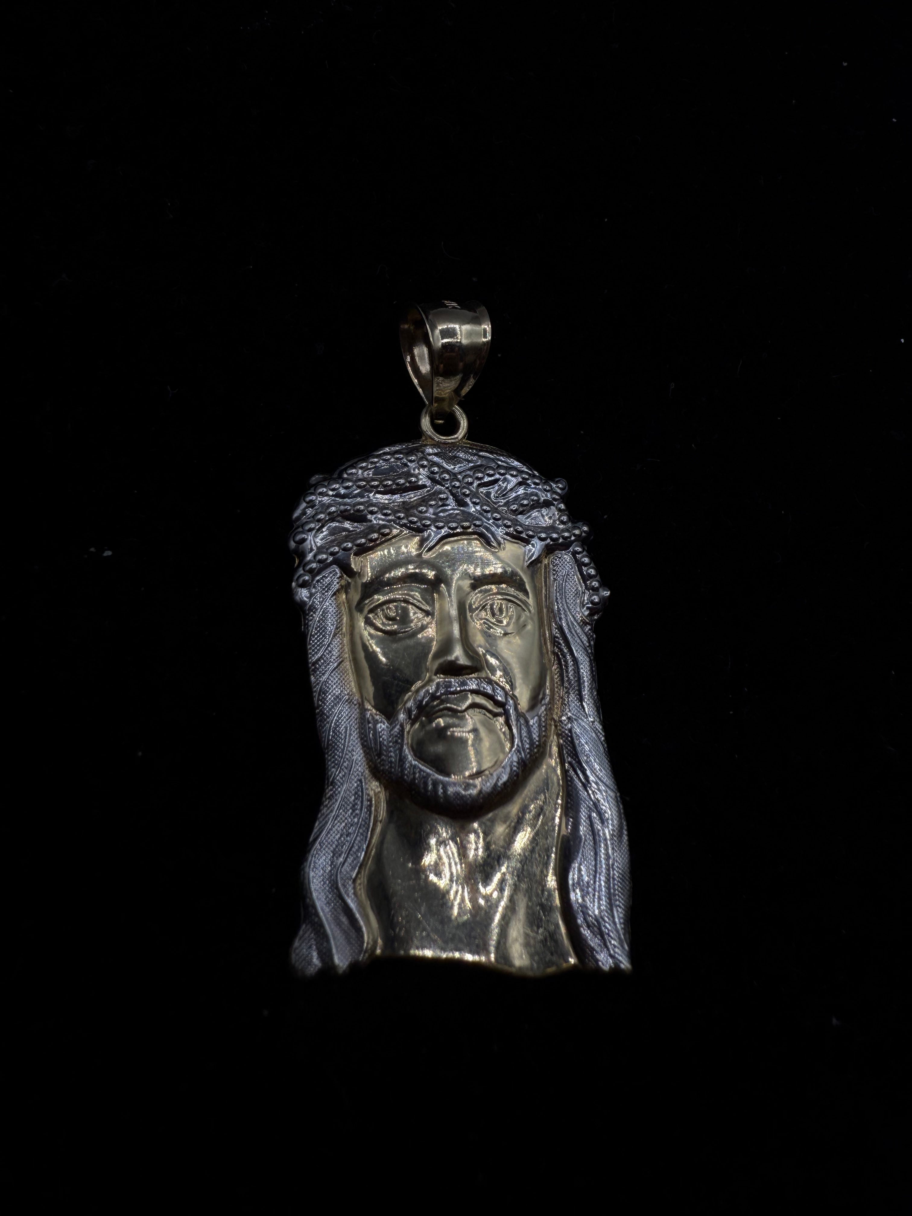 14k Jesus's Face Pendant