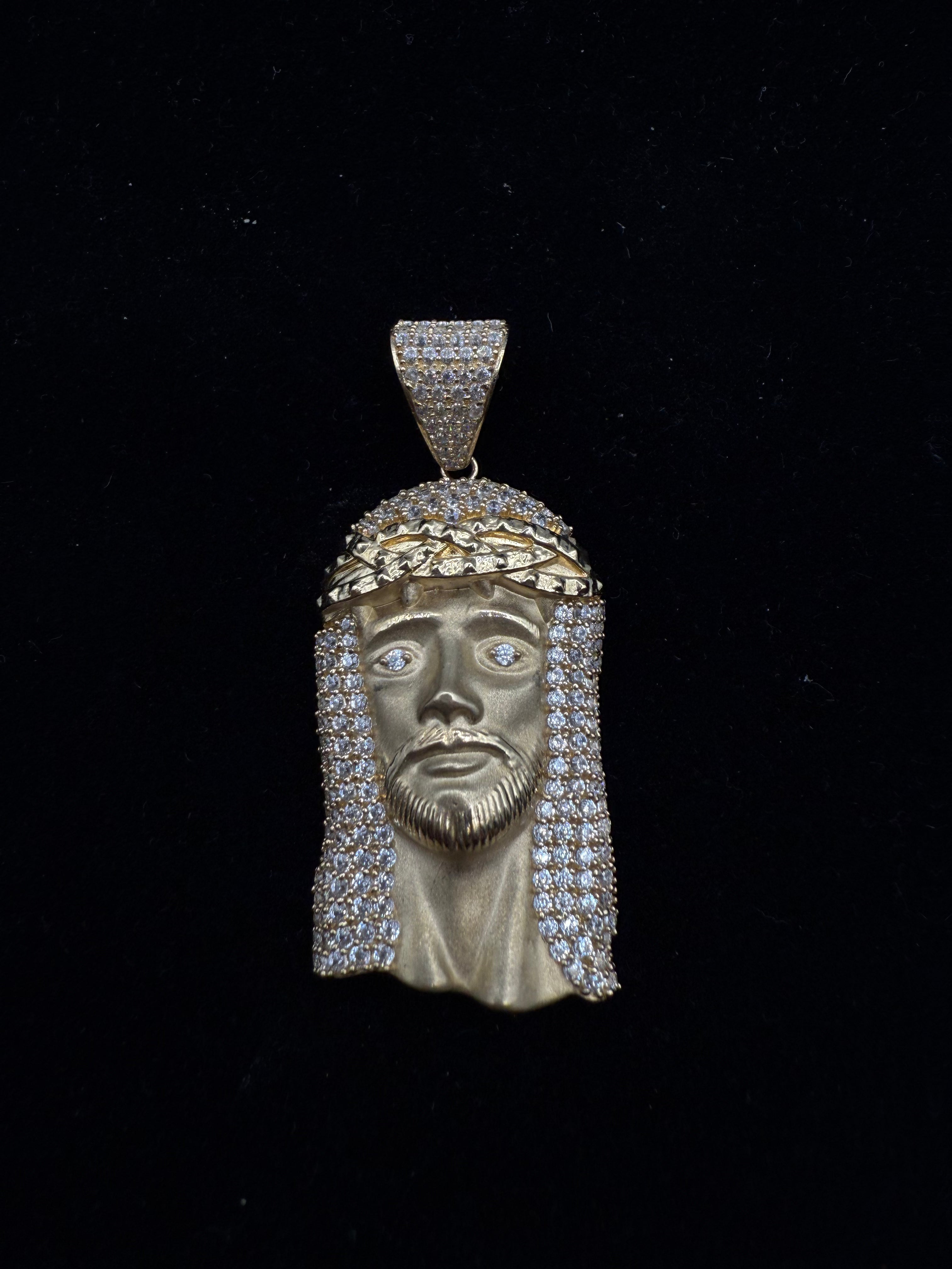14k Jesus's Face Medalla