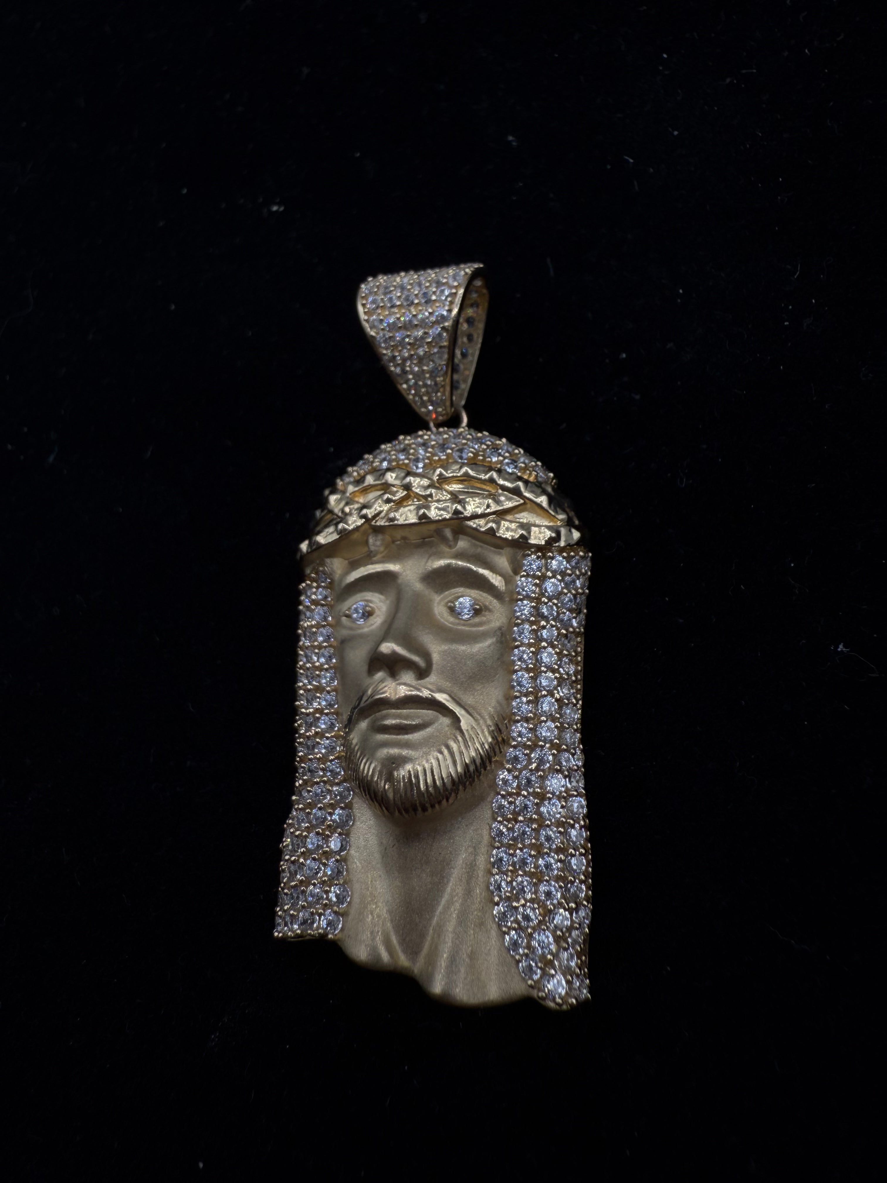 14k Jesus's Face Medalla