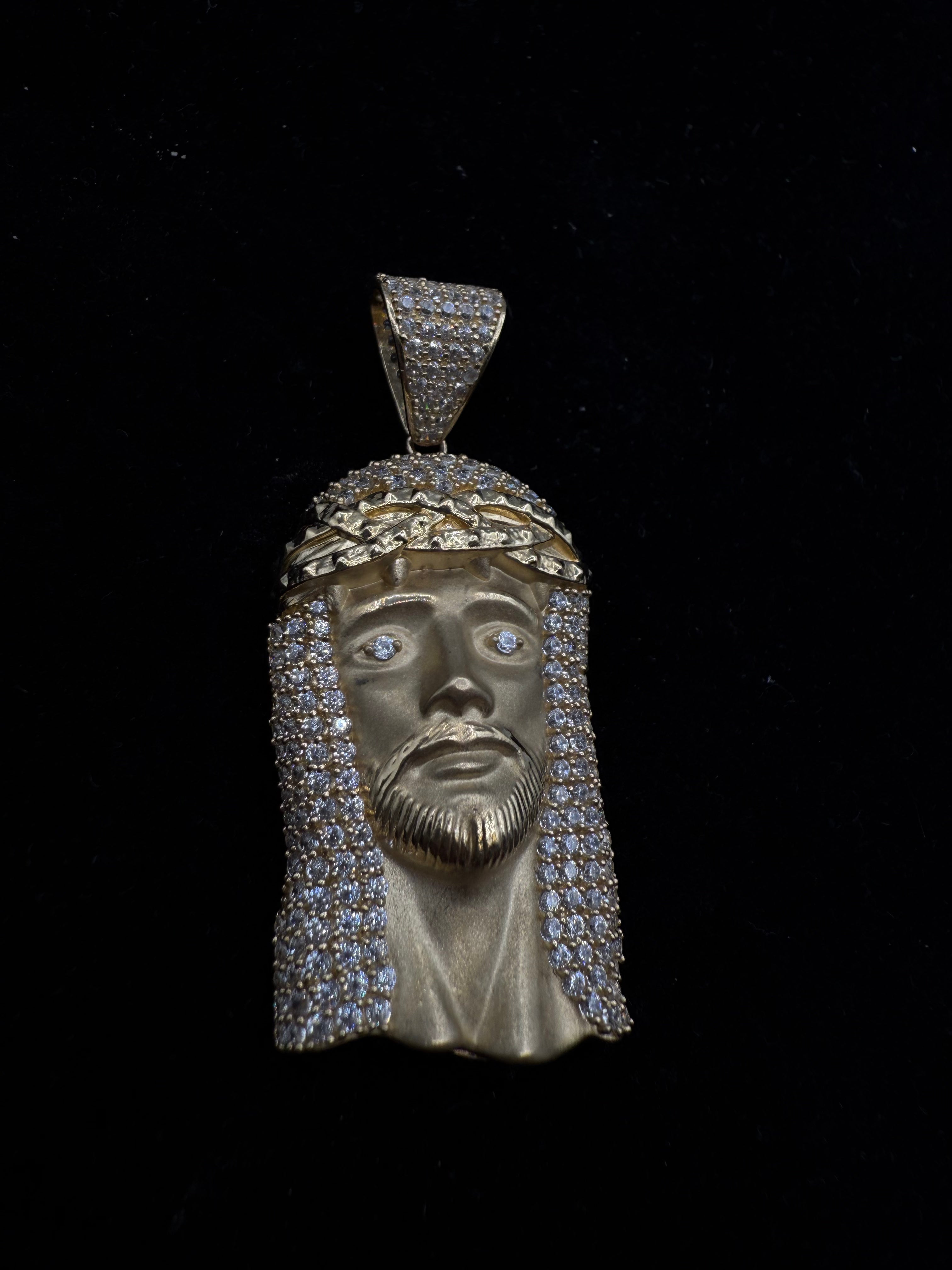 14k Jesus's Face Medalla