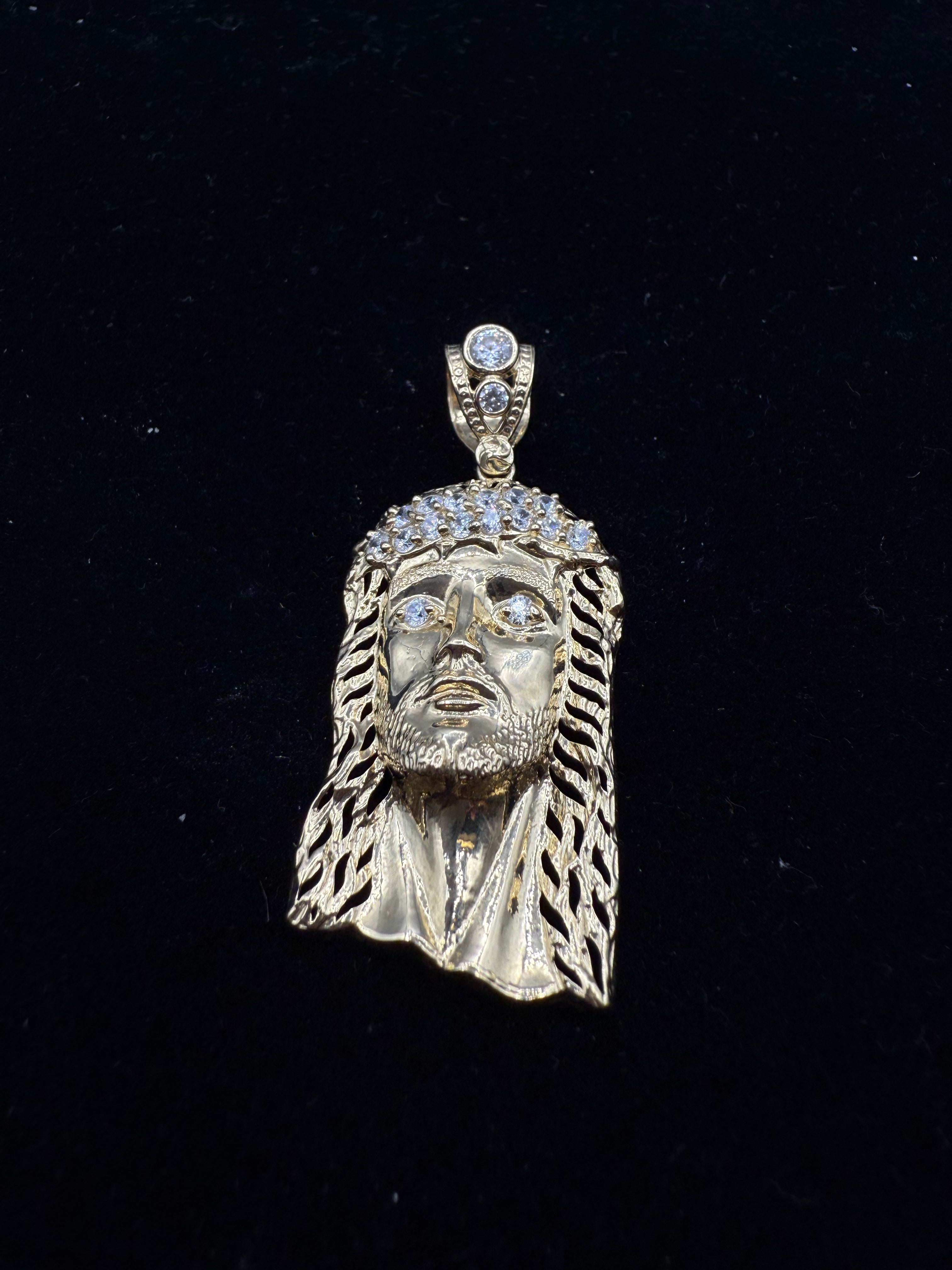14k Jesus's Face Medalla
