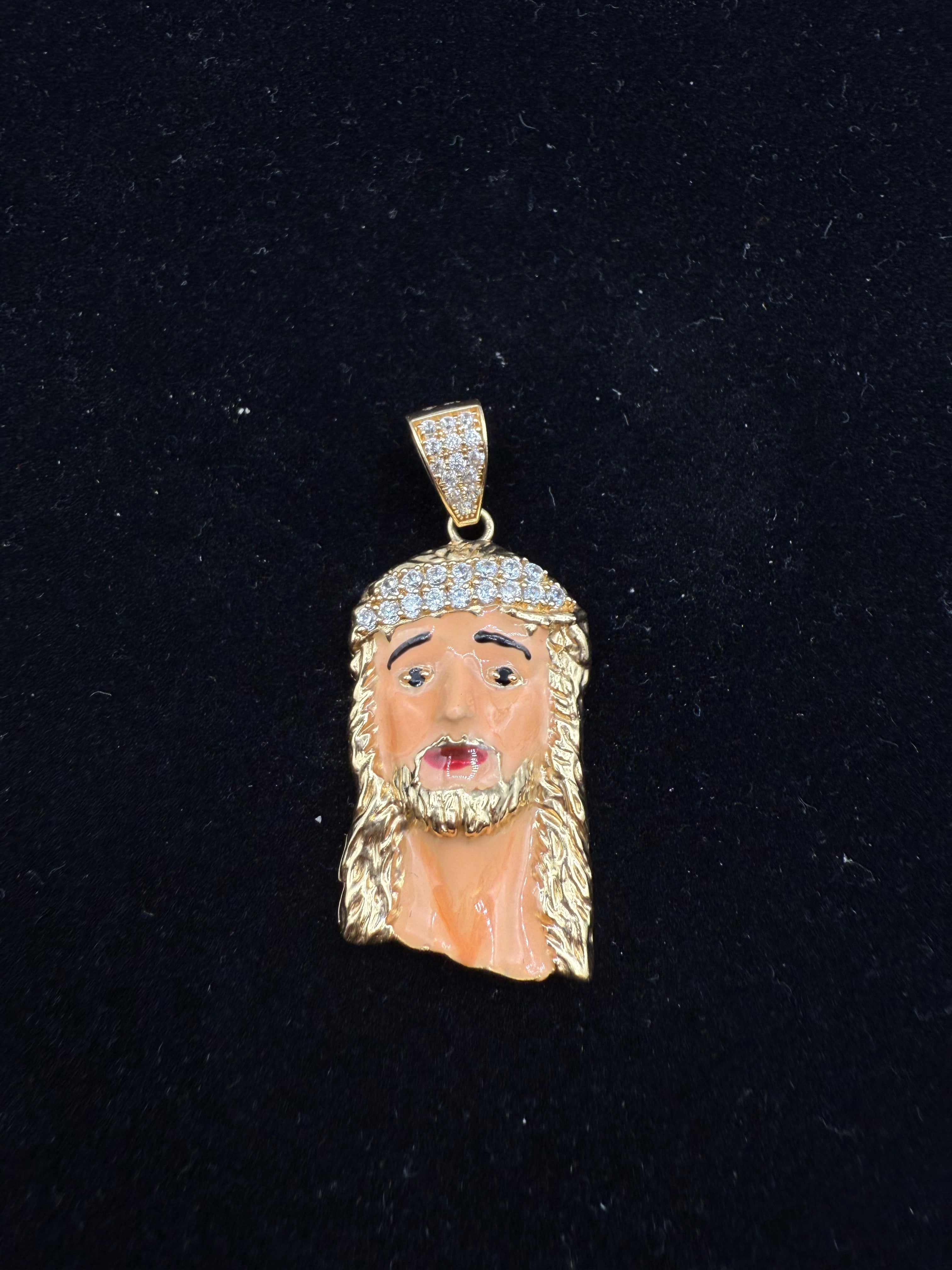 14k Jesus's Face Medalla