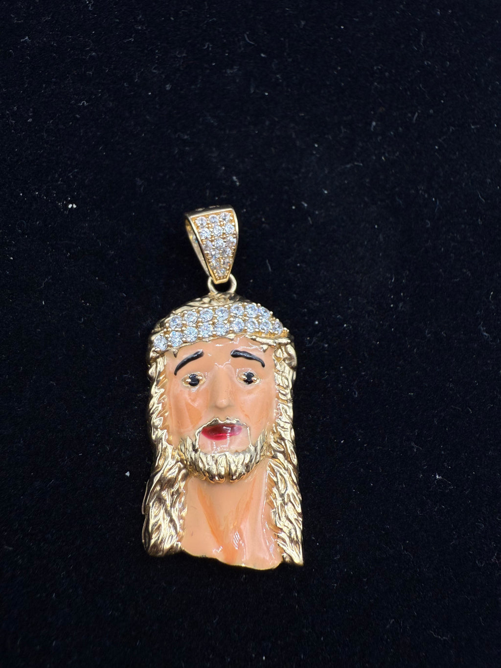 14k Jesus's Face Medalla