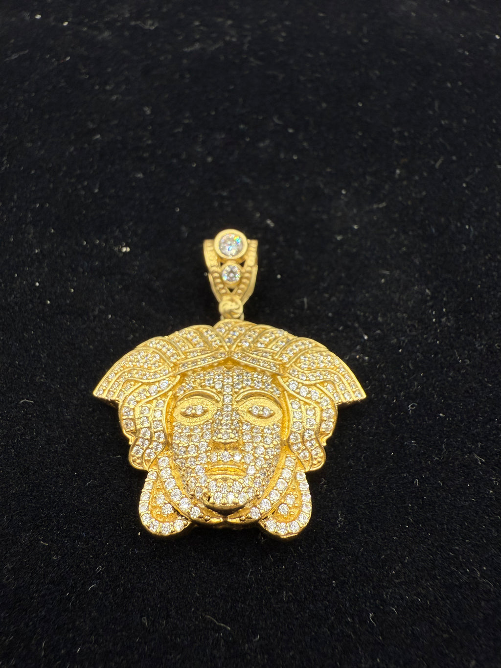 14k Medalla Estilo Versace