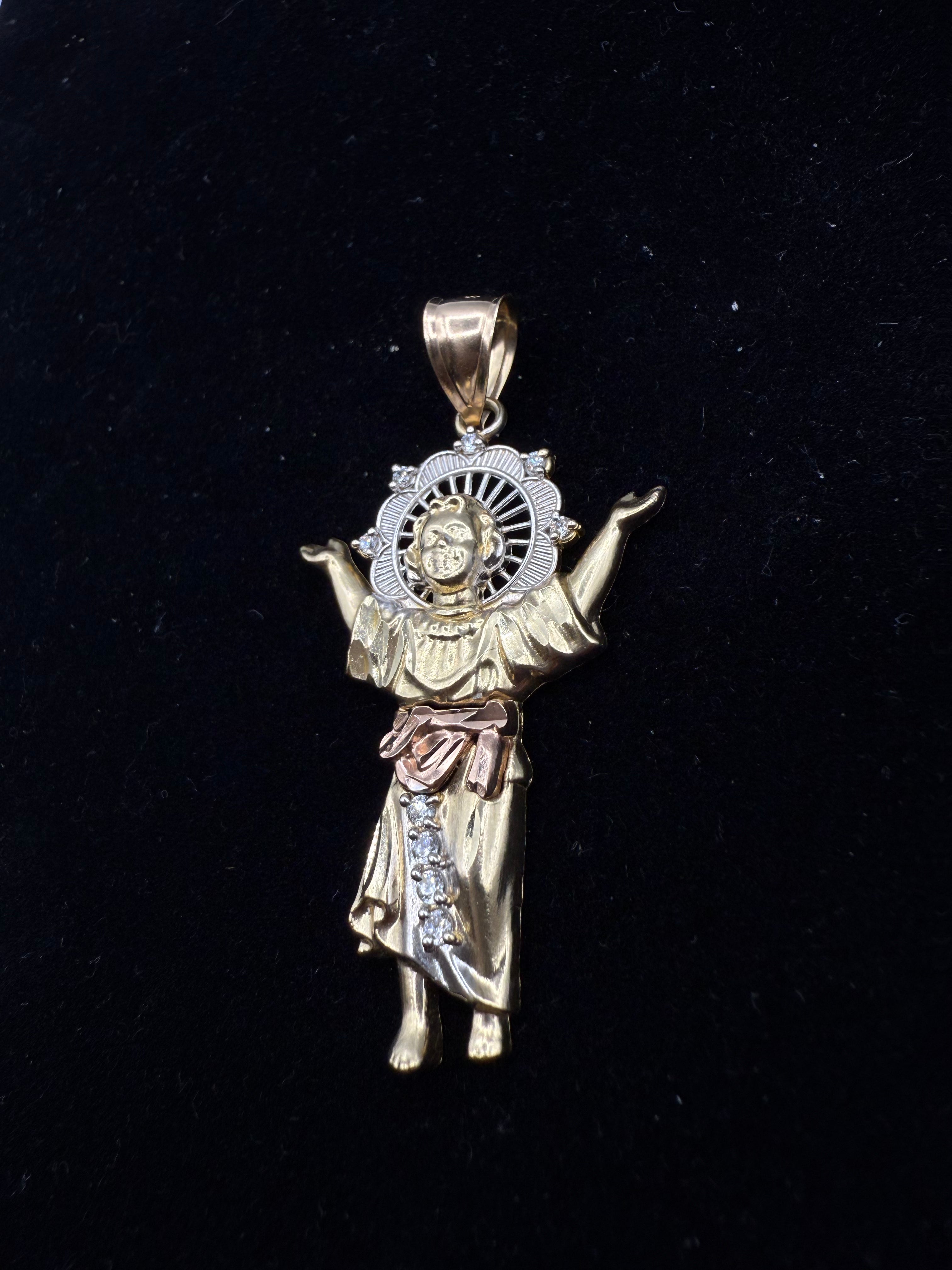14k Medalla Divino Nino