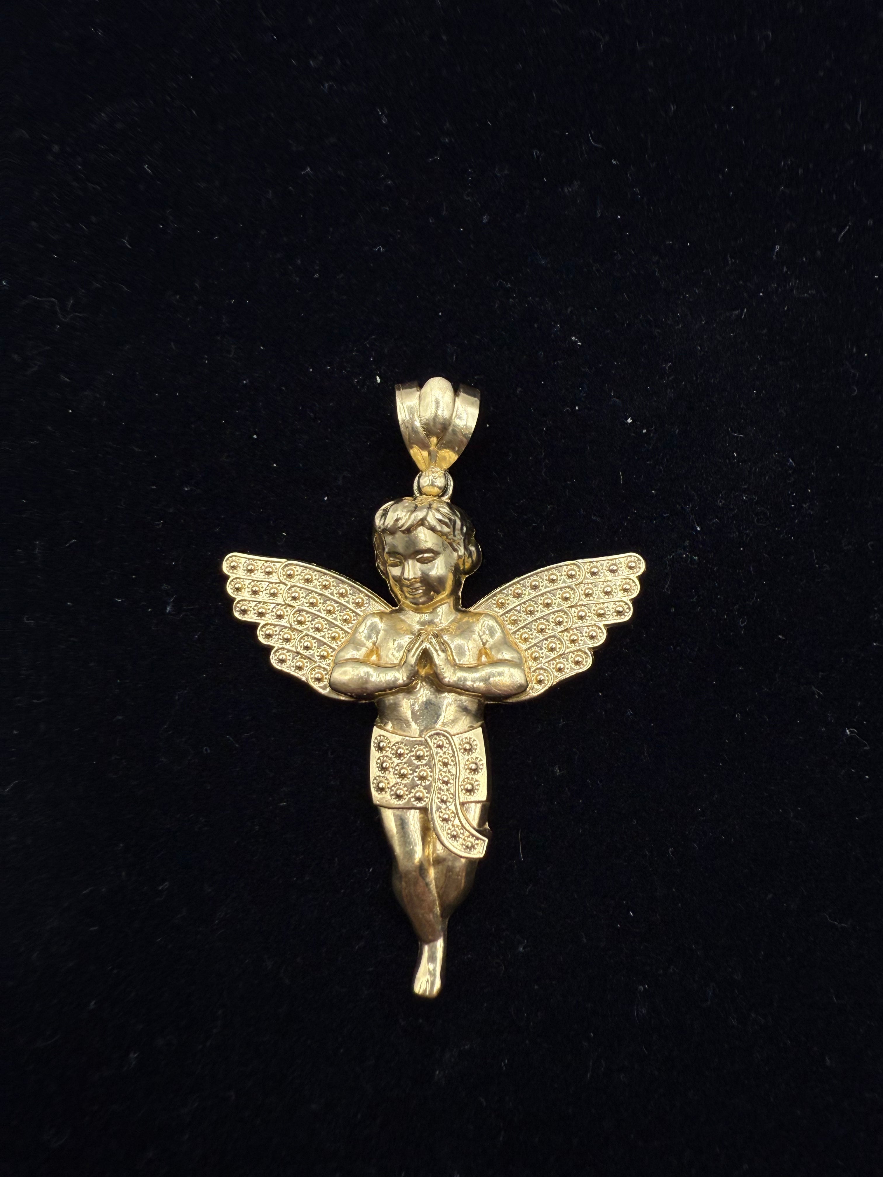 14k Medalla de Angel