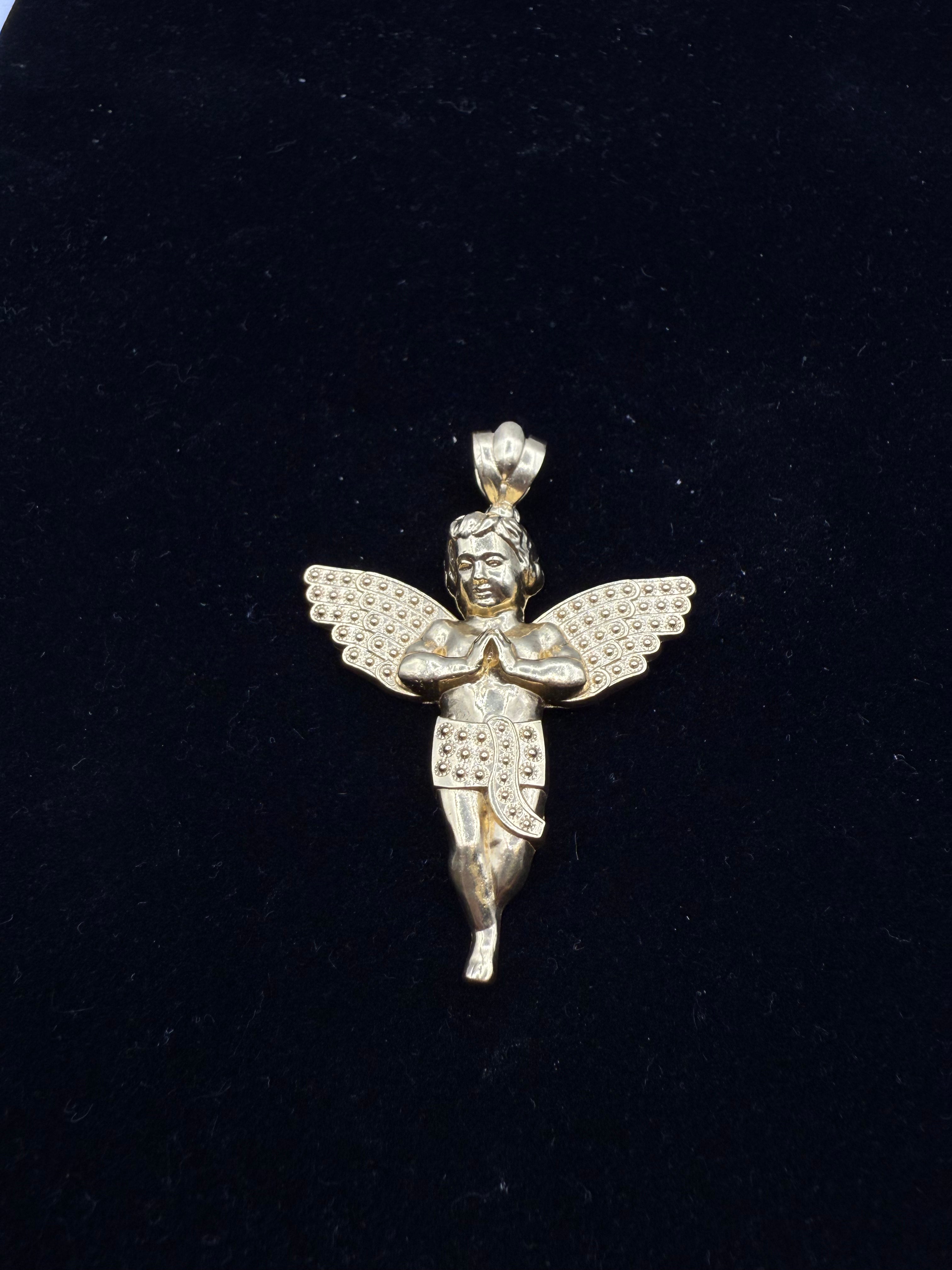 14k Medalla de Angel