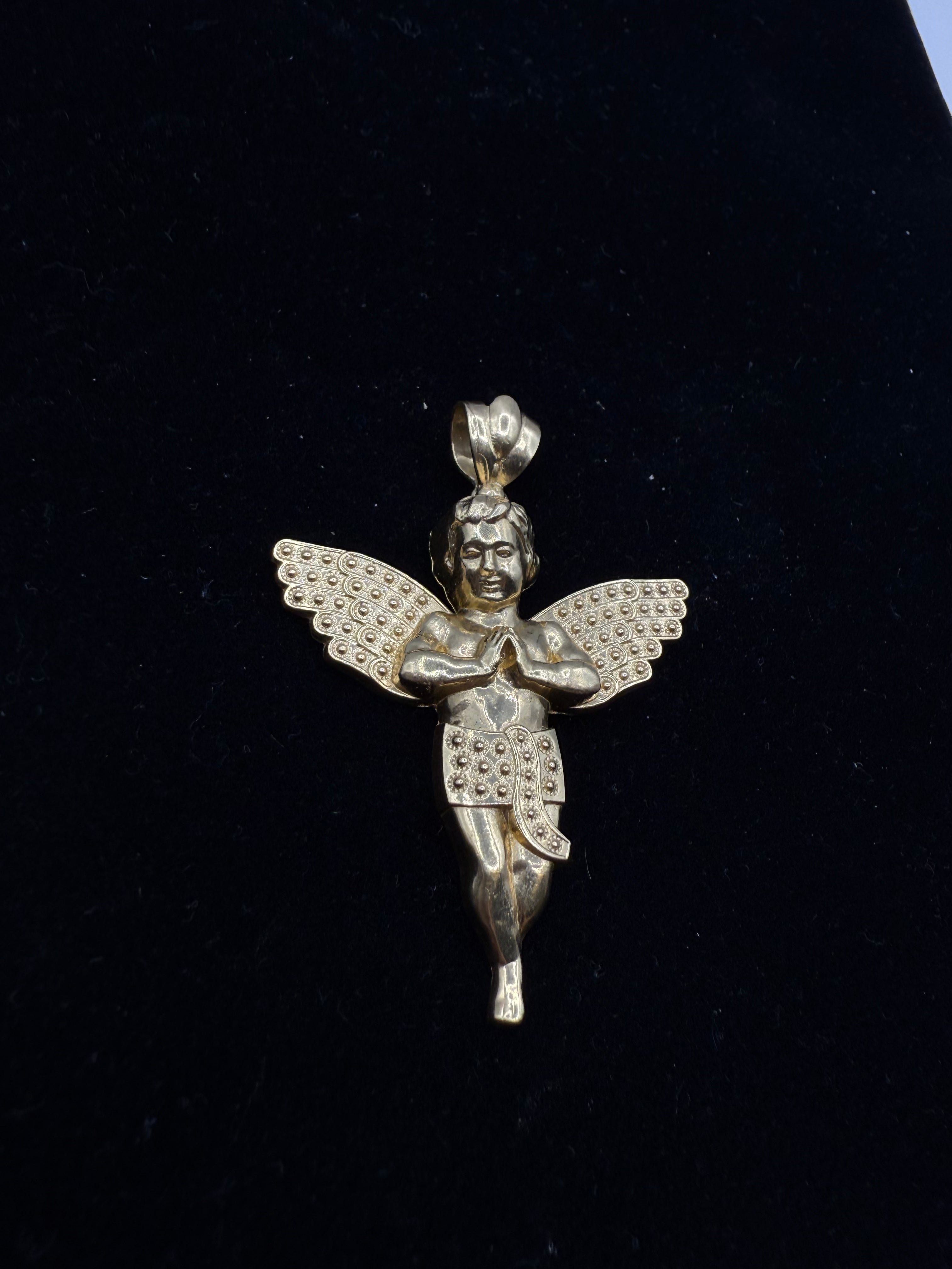 14k Medalla de Angel