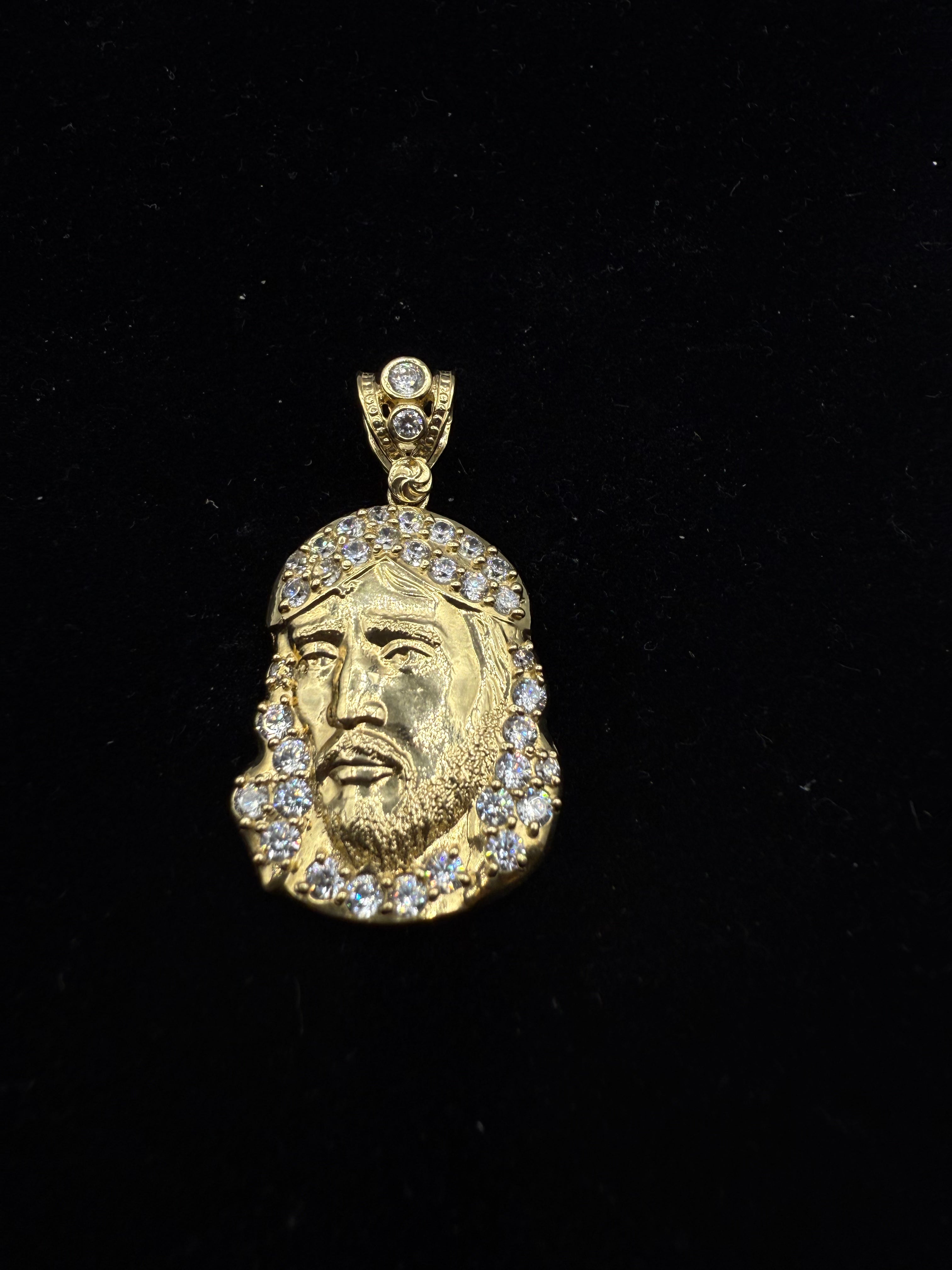 14k Jesus's Face Medalla