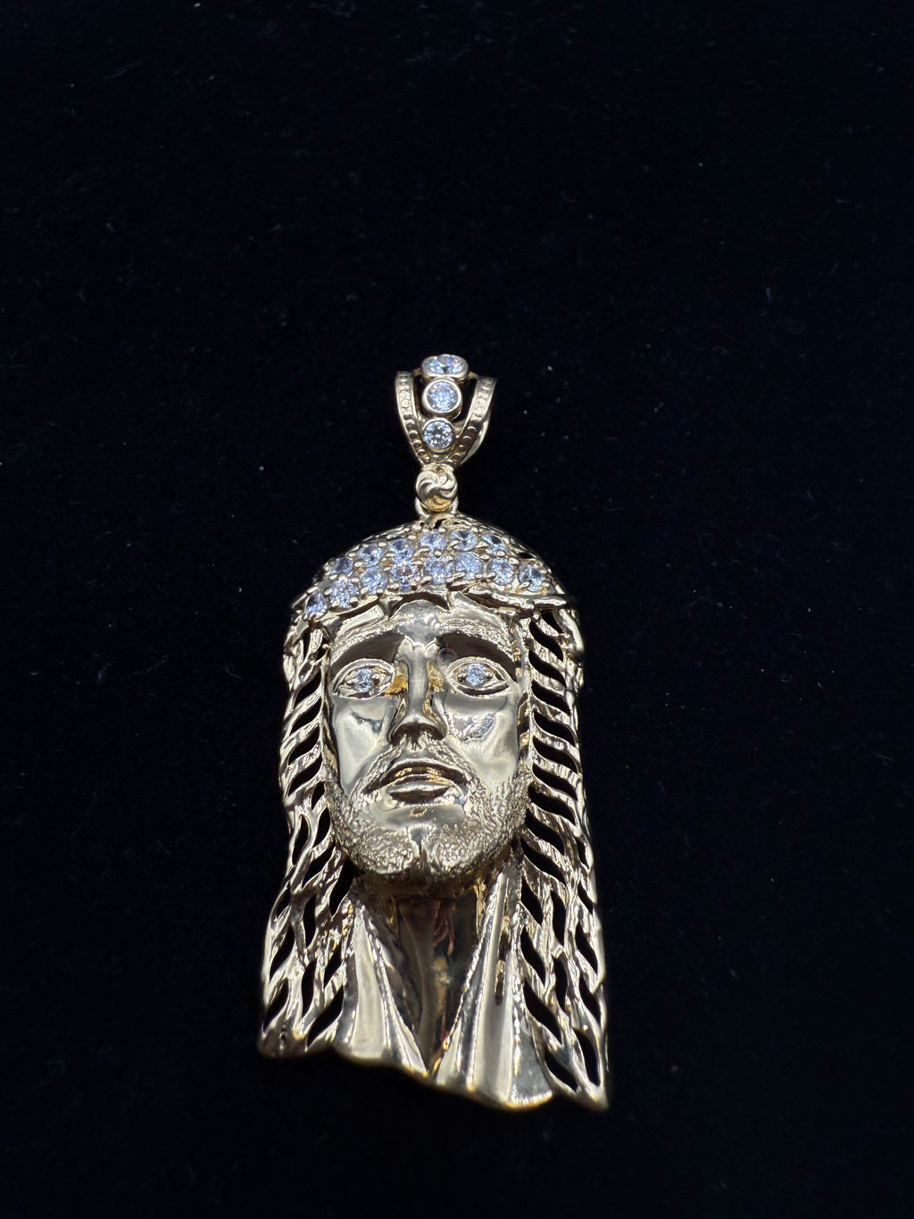 14k Jesus's Face Medalla