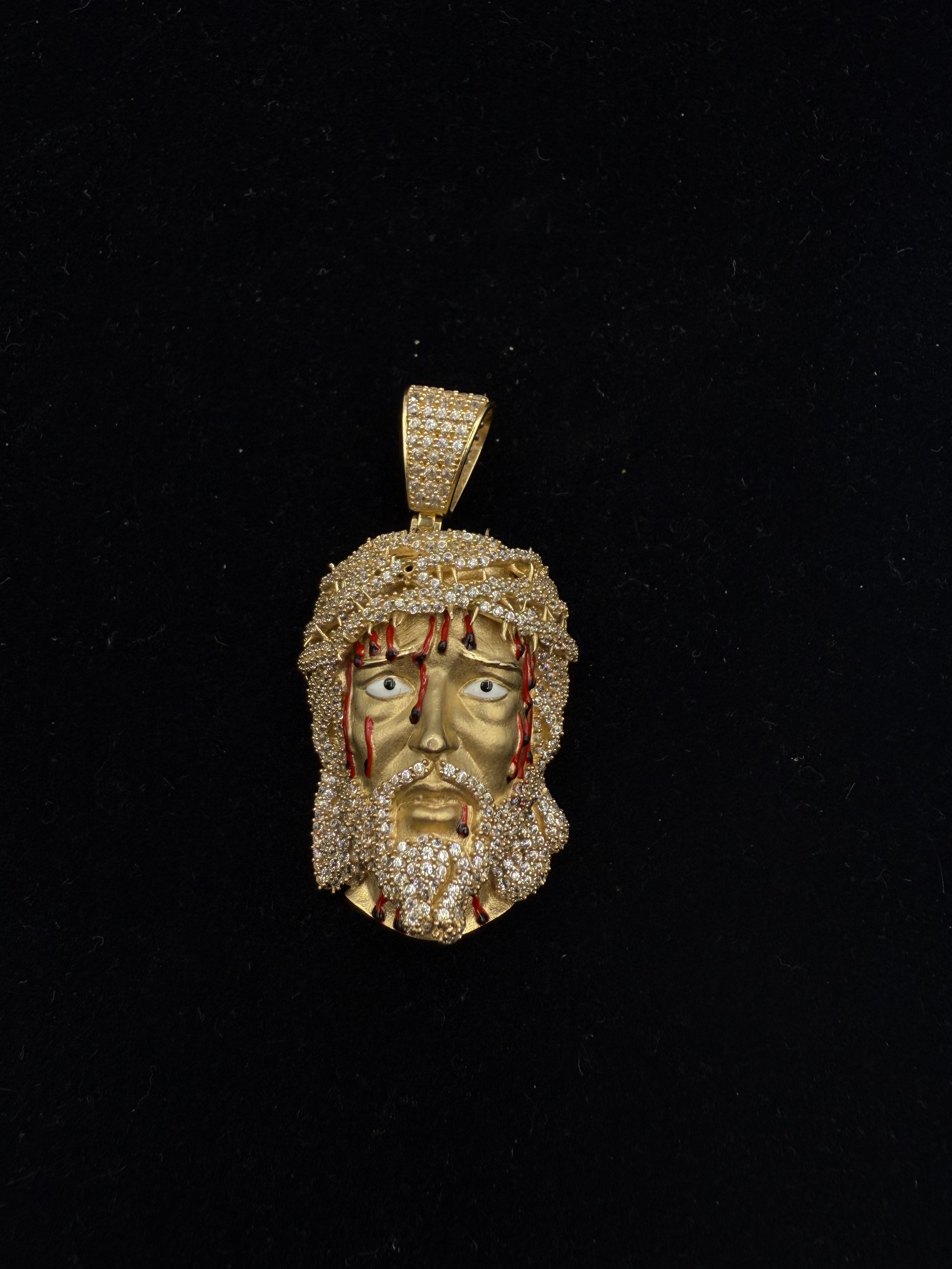 14k Jesus's Face Medalla