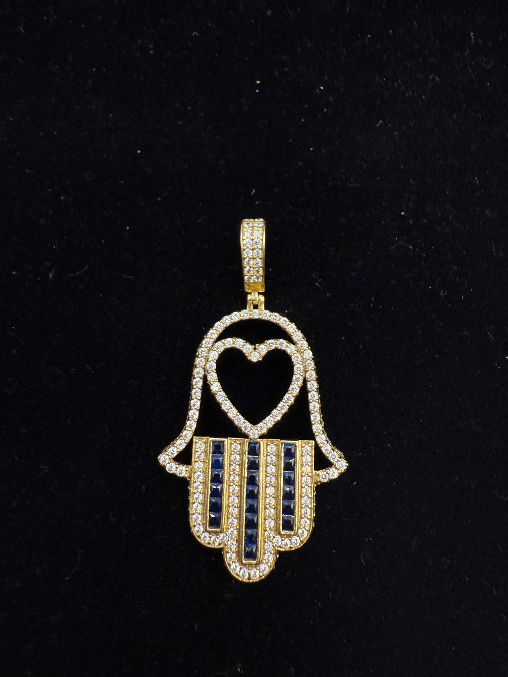 14k Medalla de la Mano de Fatima