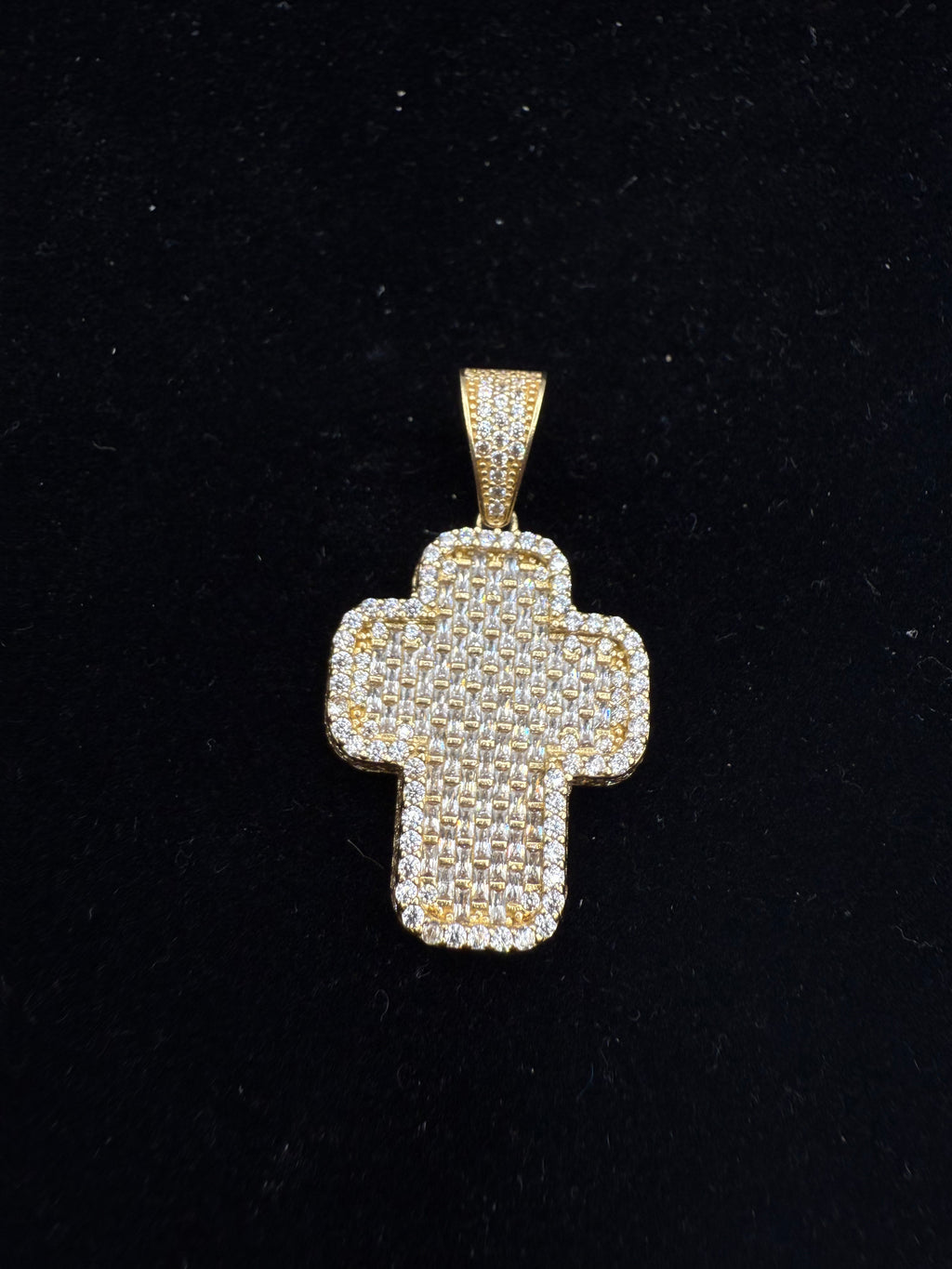14k Medalla de Cruz