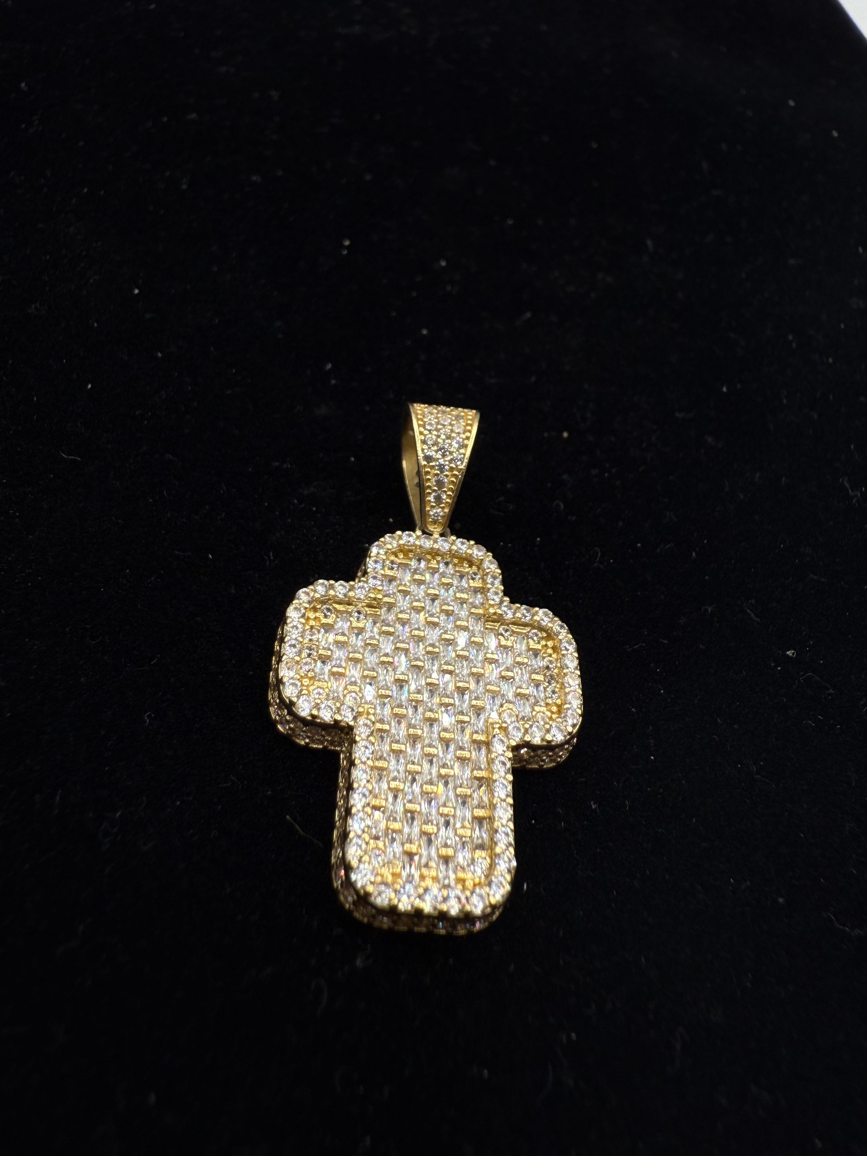 14k Medalla de Cruz