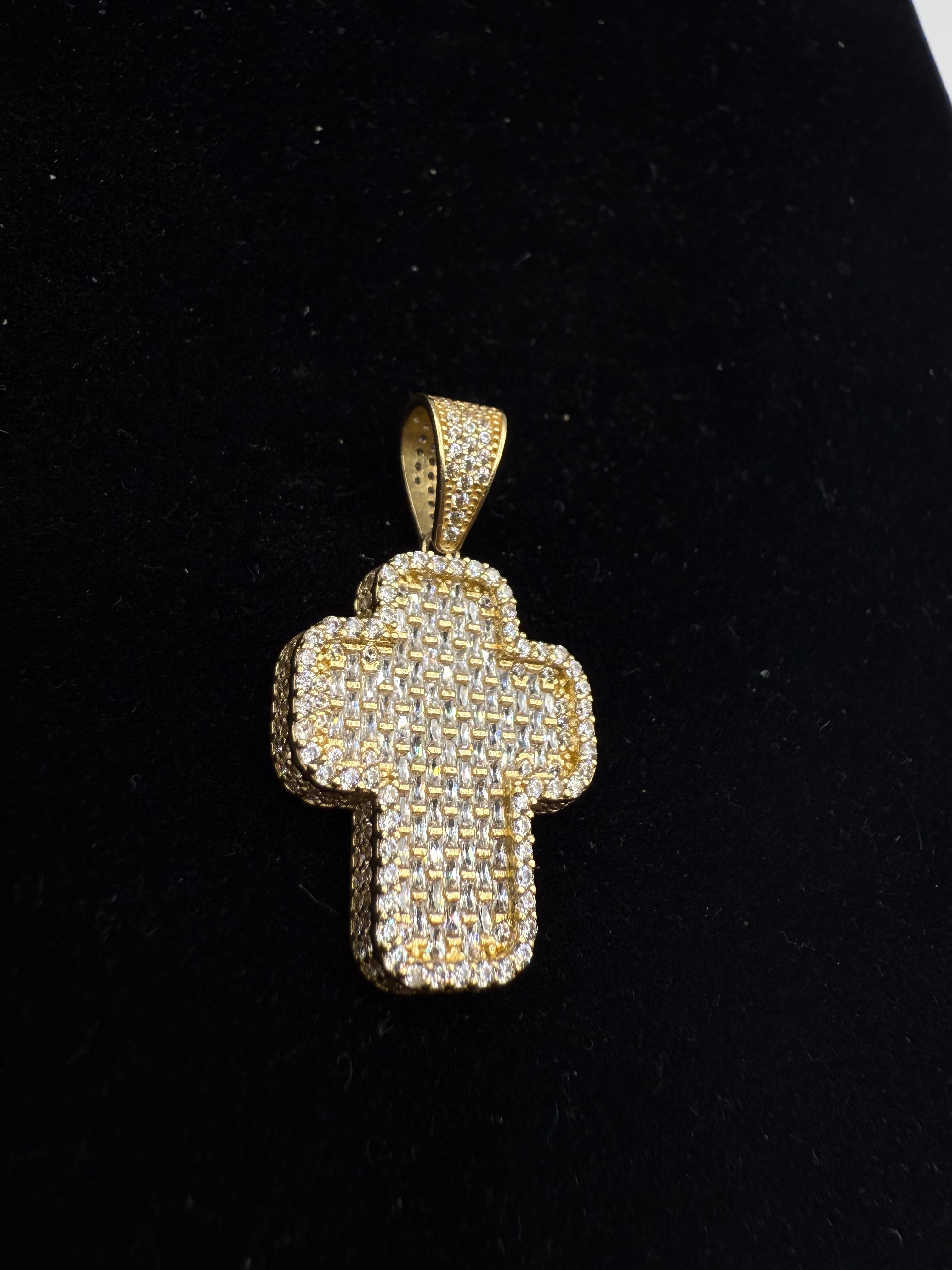 14k Medalla de Cruz