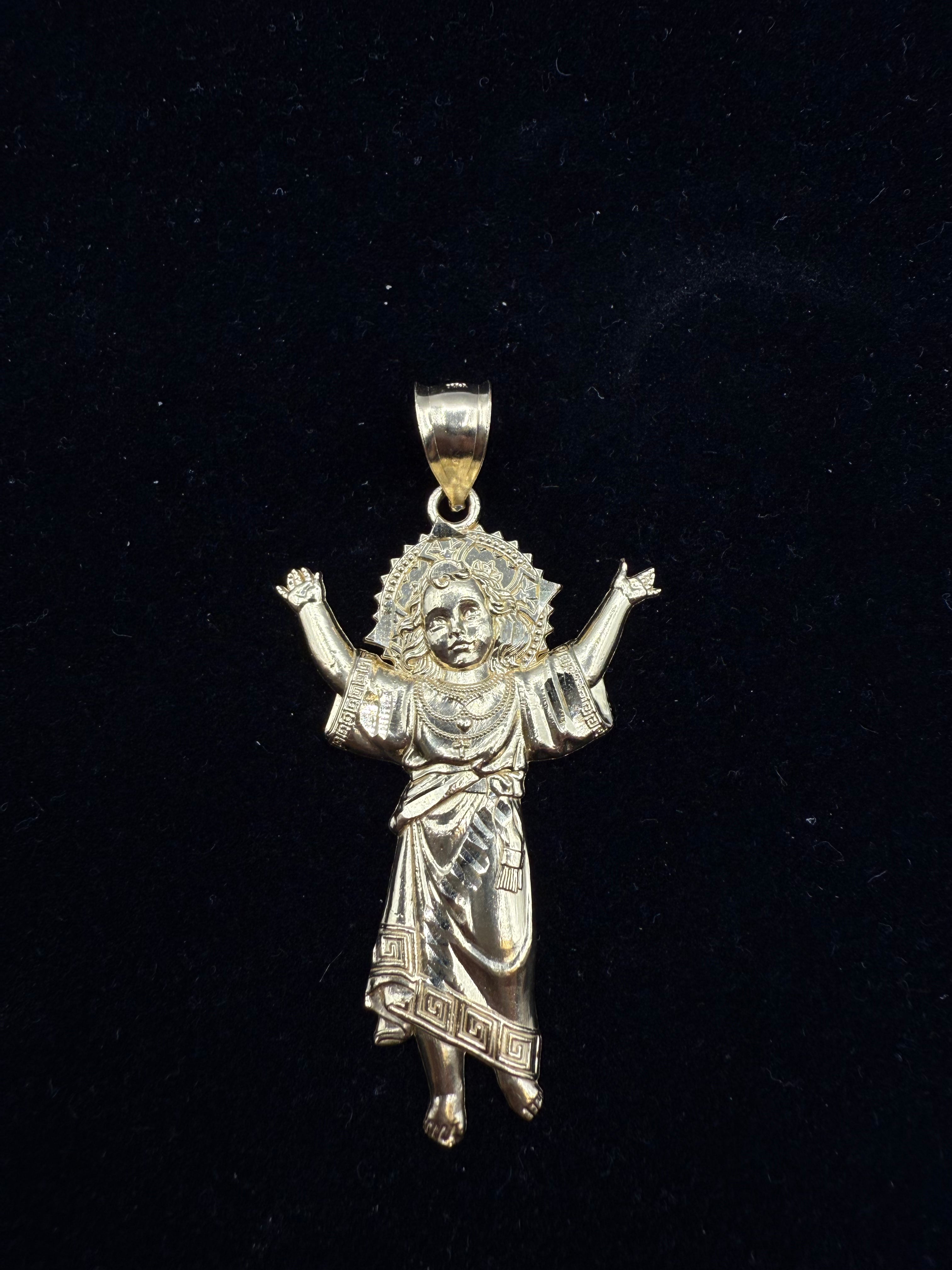 14k Medalla Divino Nino
