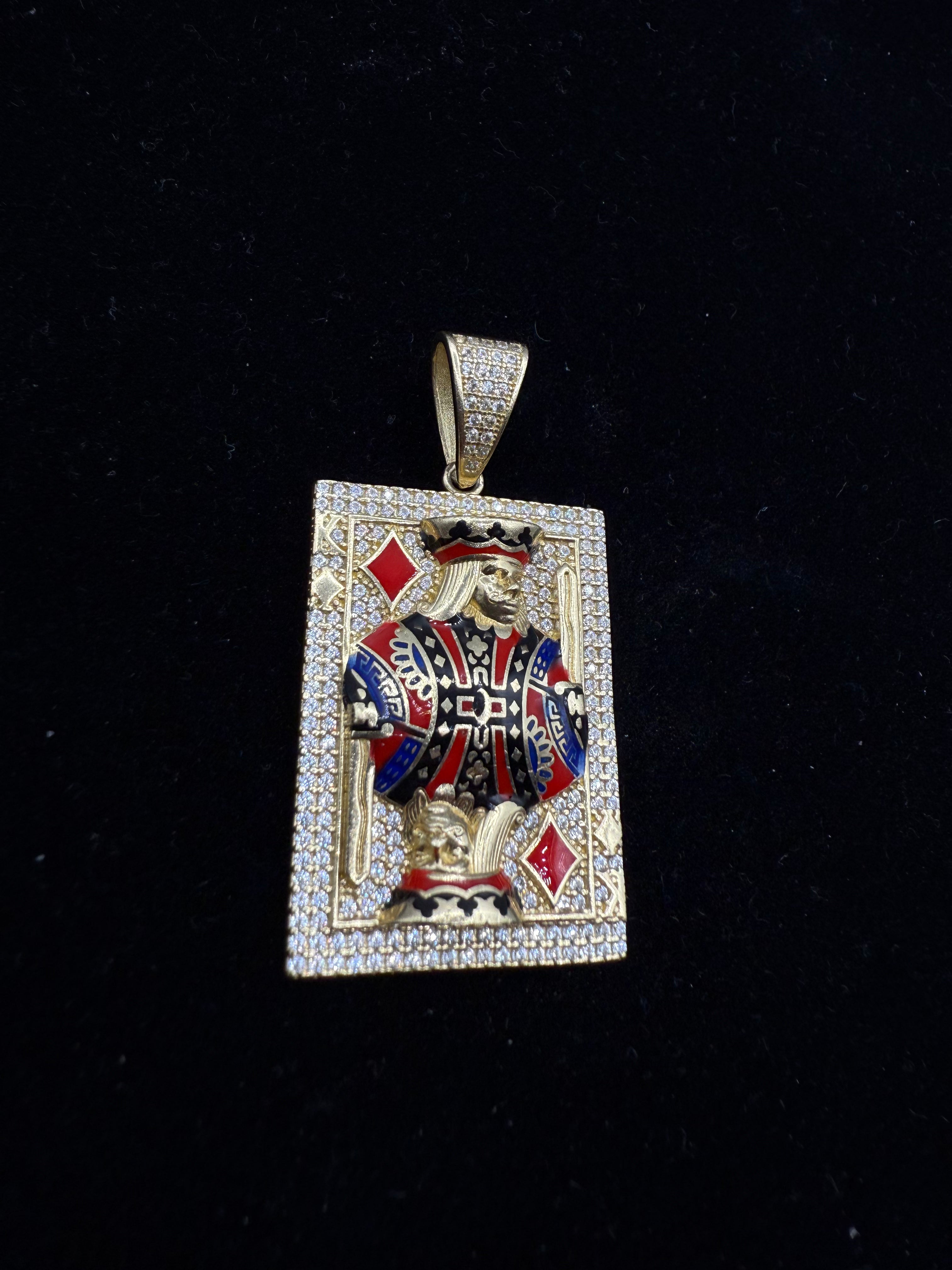 14k Medalla de Carta