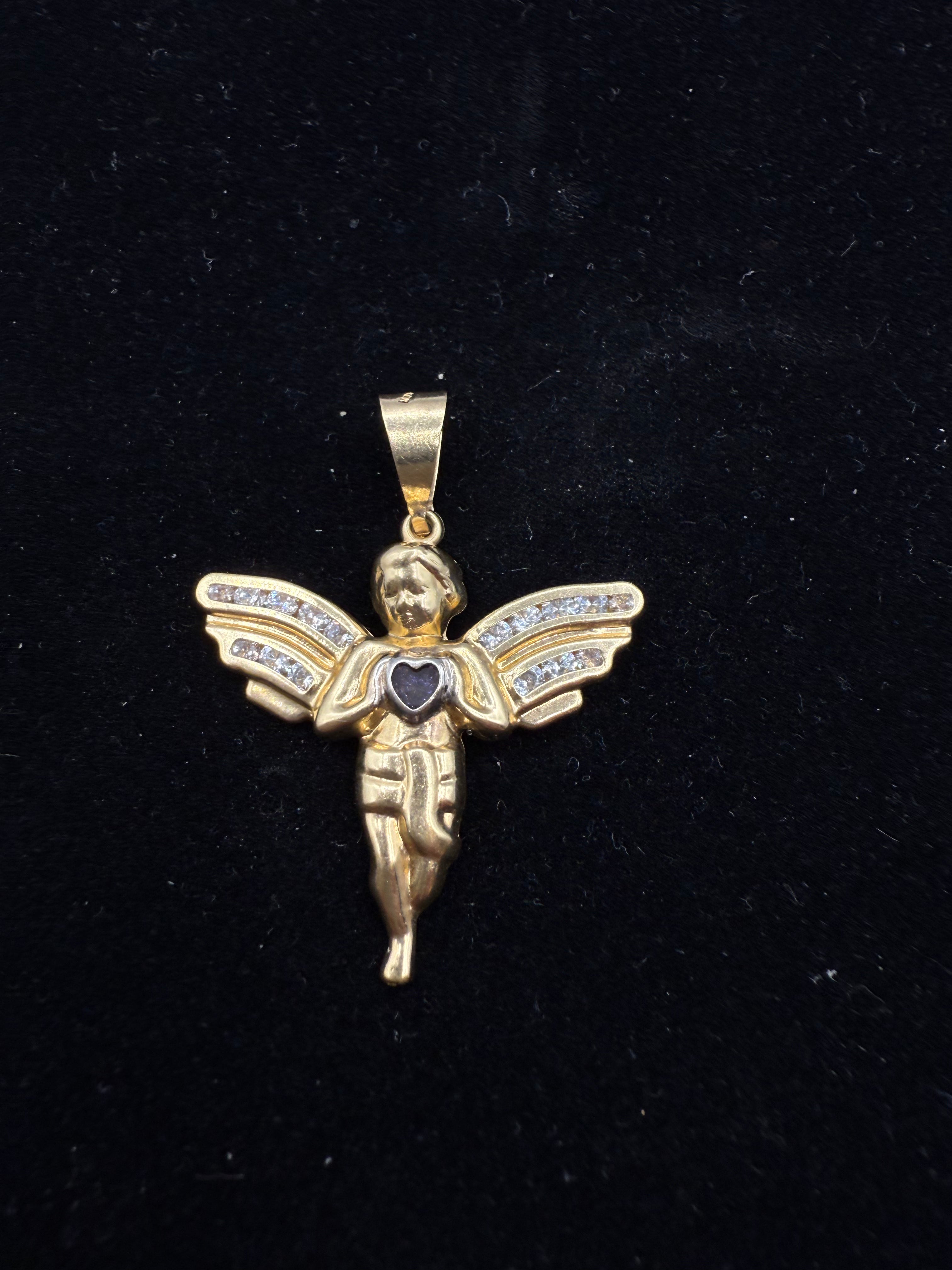 14k Medalla de Angel