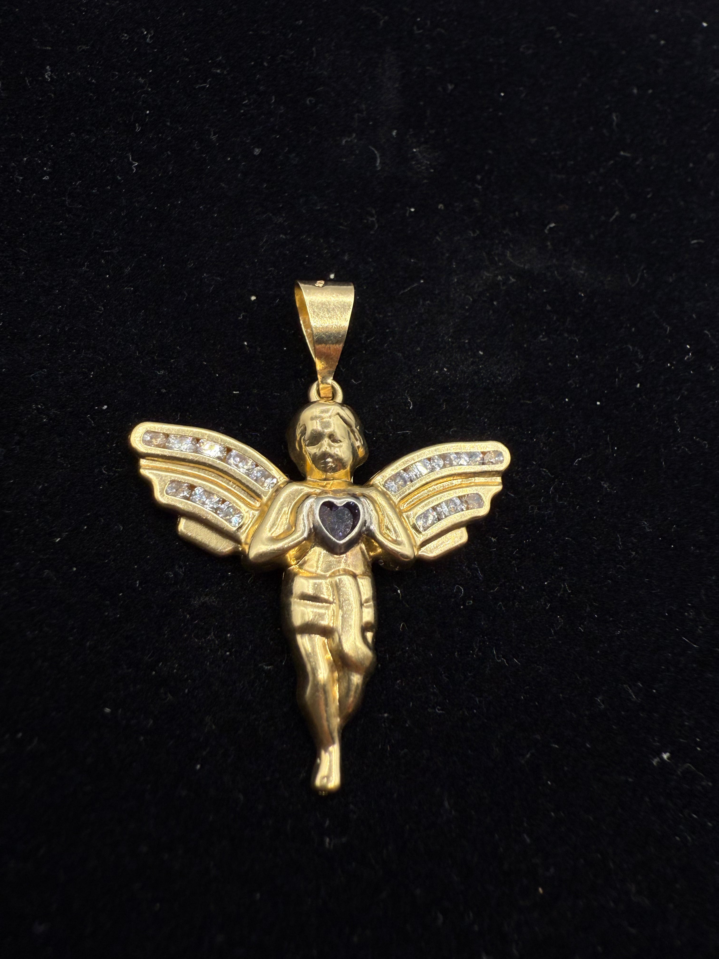 14k Medalla de Angel