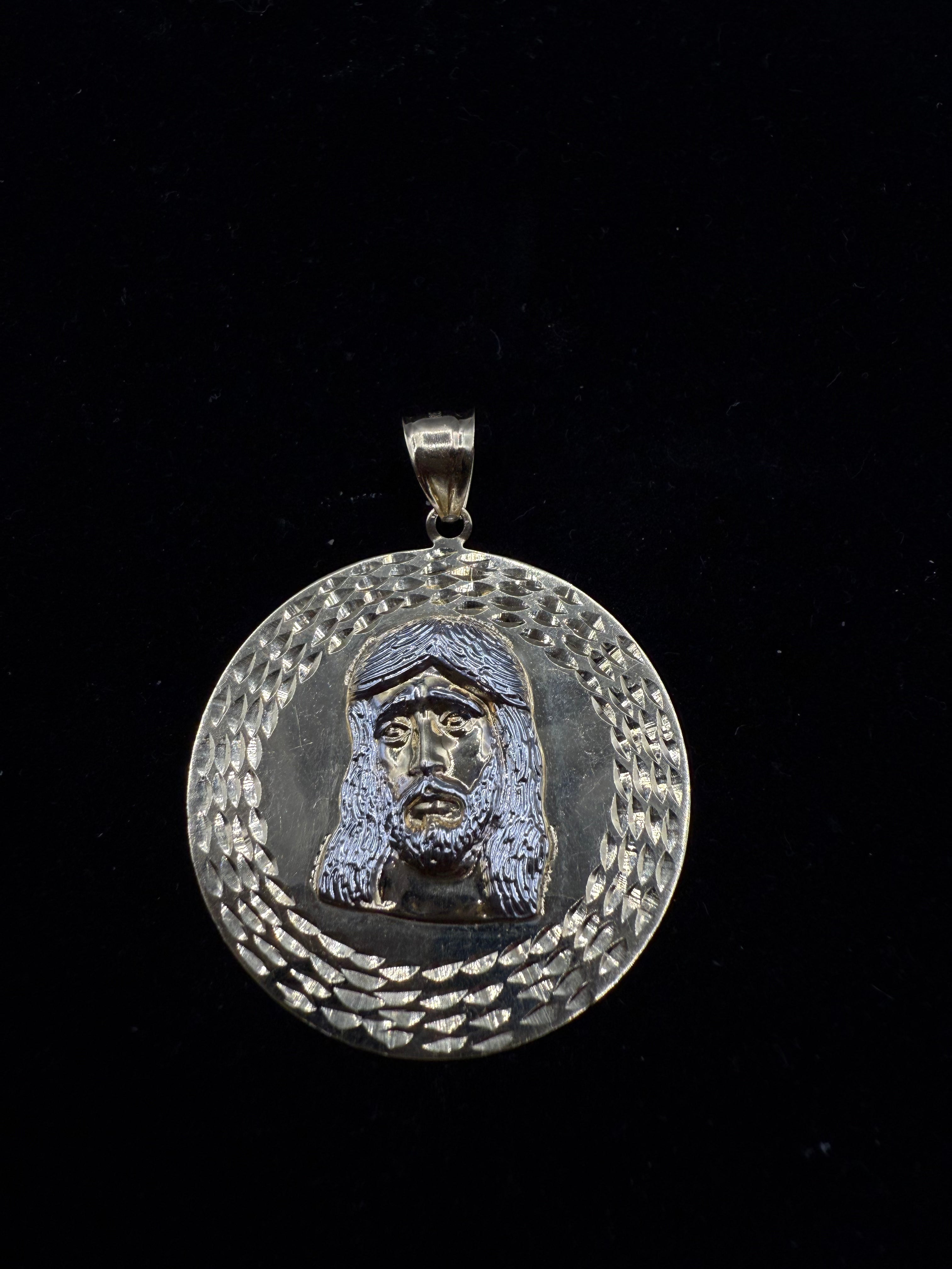 14k Medalla de Cristo