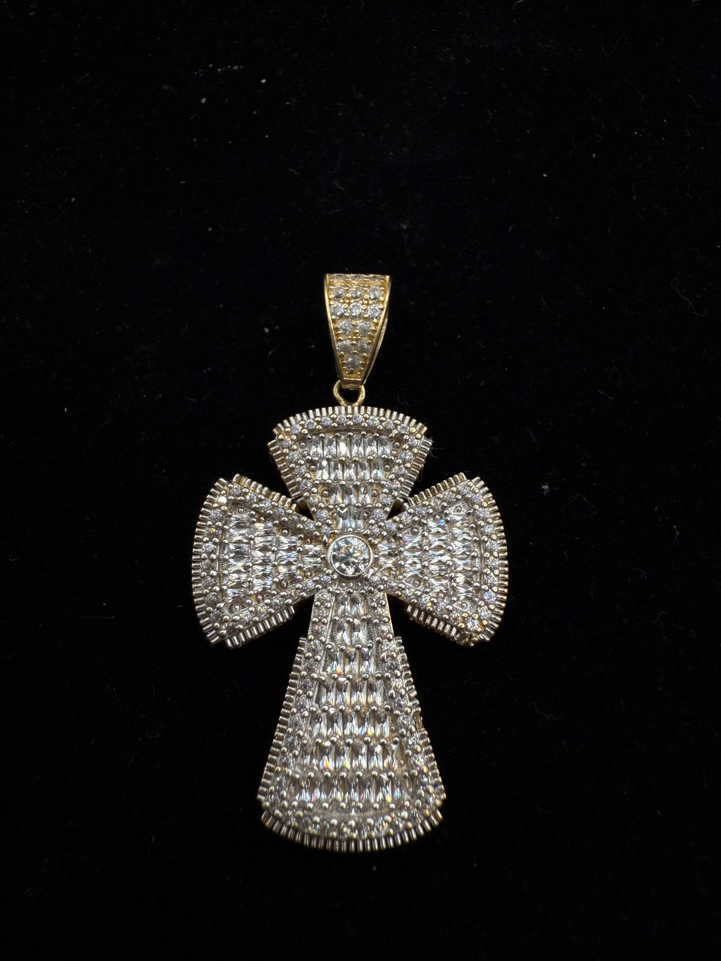 14k Medalla de Cruz