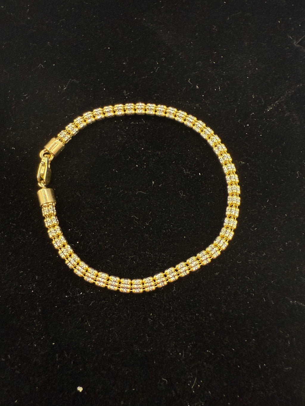 14k Moon Ice Bracelet