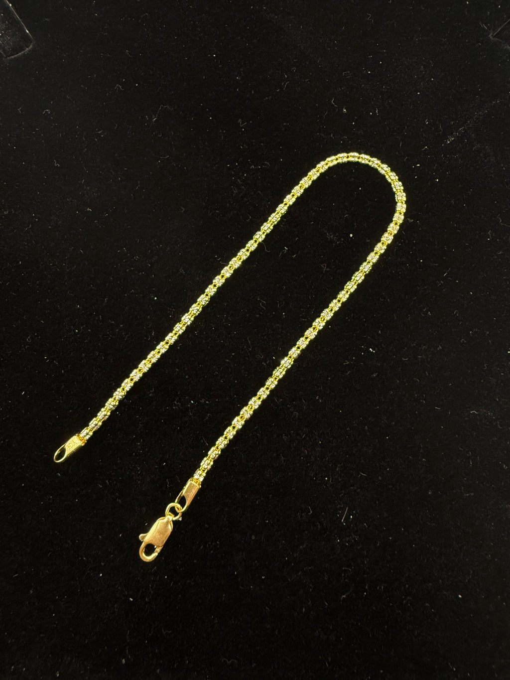 14k Moon Ice Bracelet