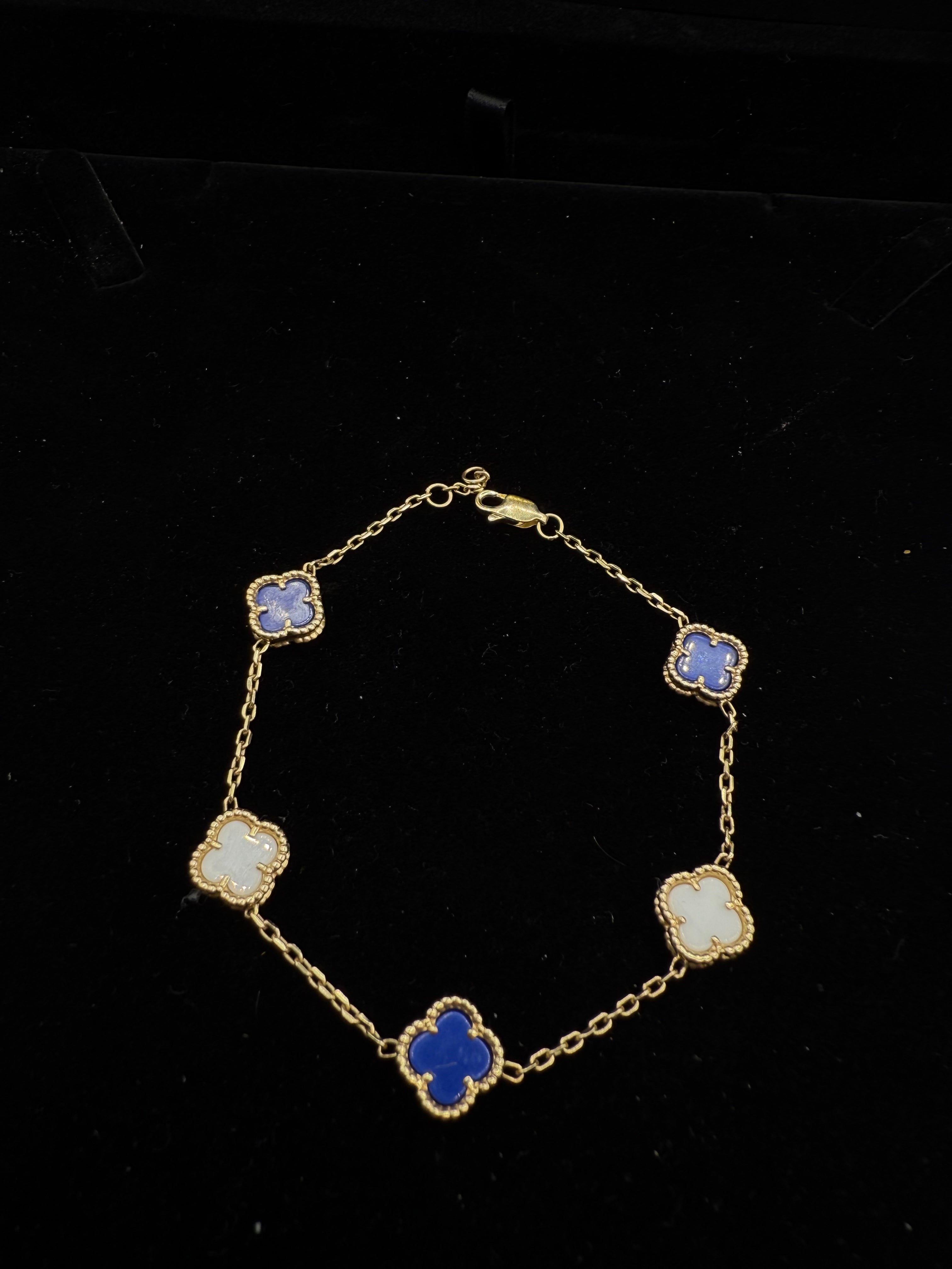 14k Trebol Bracelet