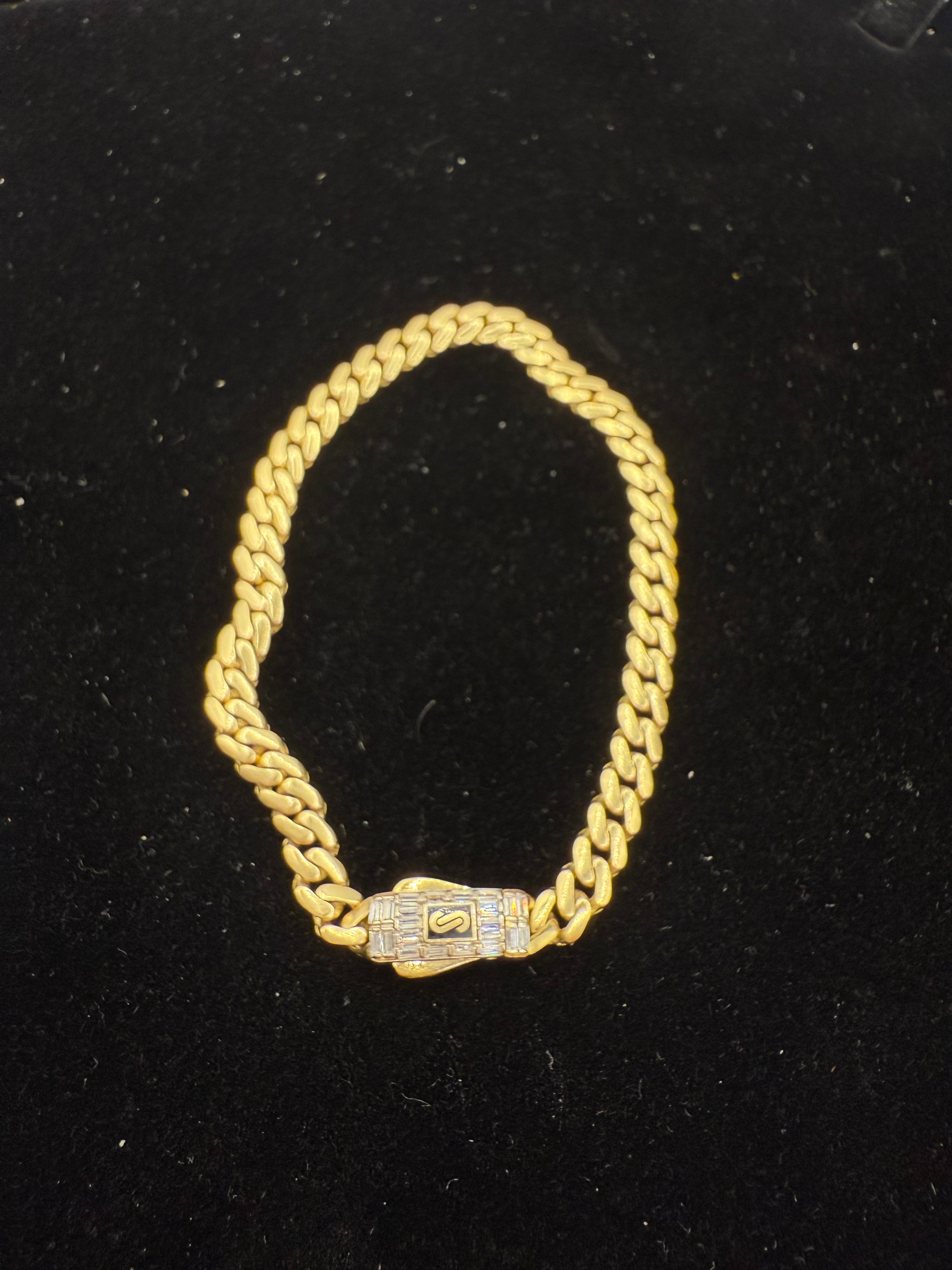 14k Monaco Bracelet