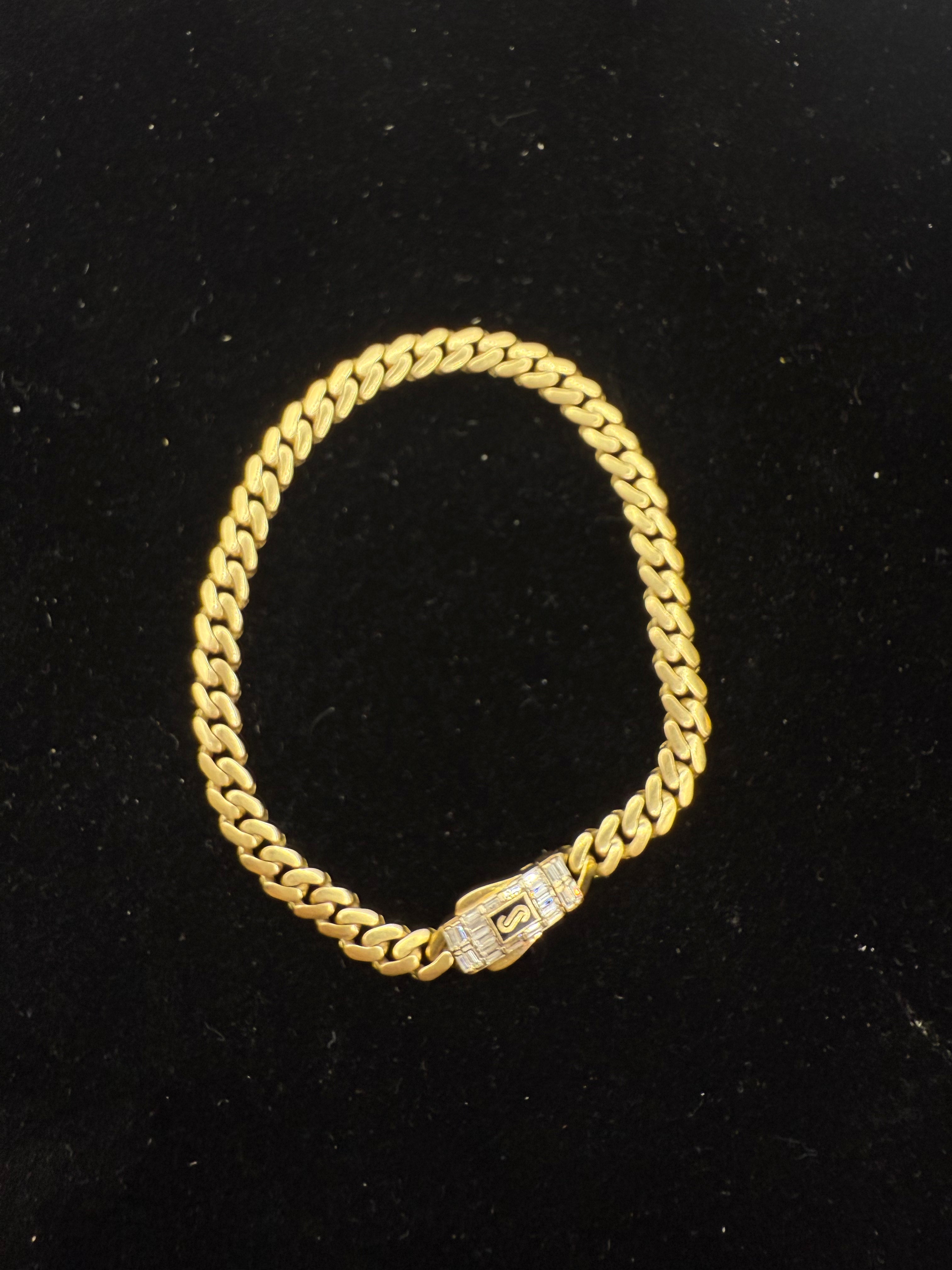 14k Monaco Bracelet