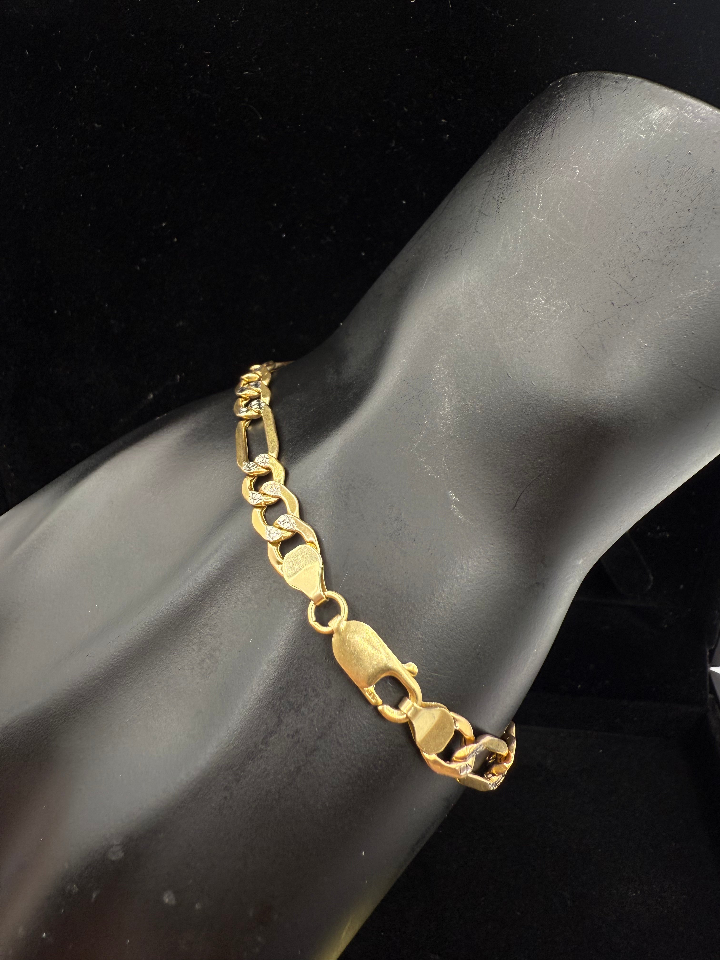 14k Two Tone Bracelet