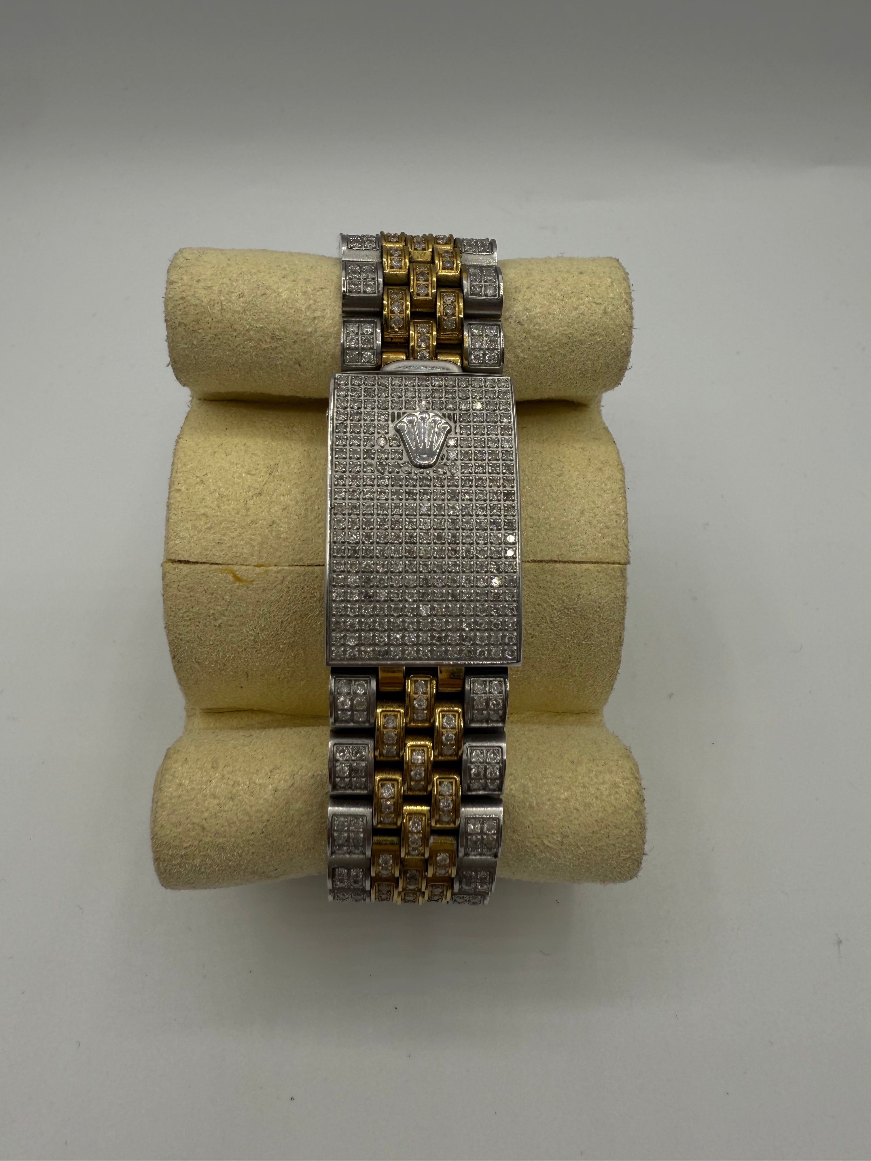 Rolex DateJust Custom Diamond Watch